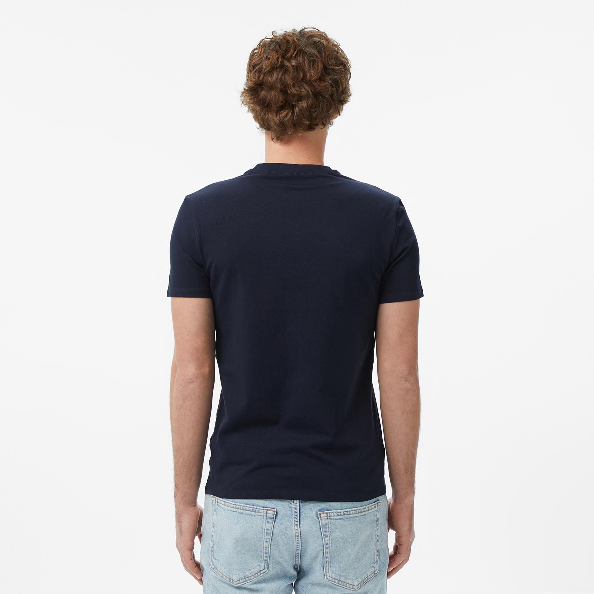 Guess Core Slim Fit Erkek Lacivert T-Shirt