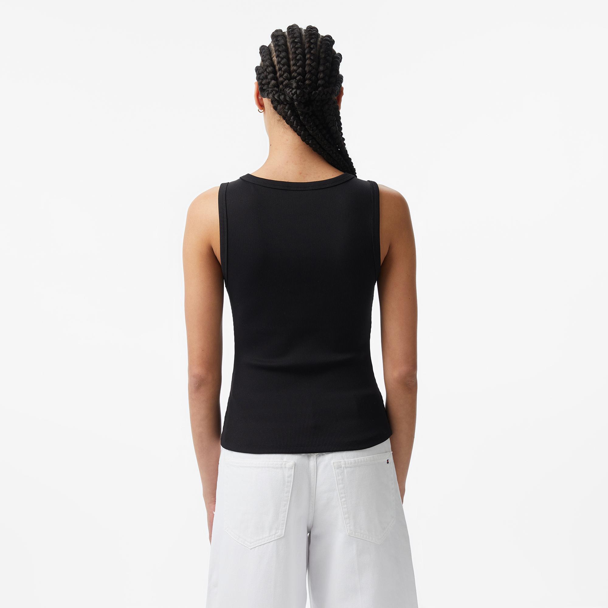 Guess Script Kadın Siyah T-Shirt