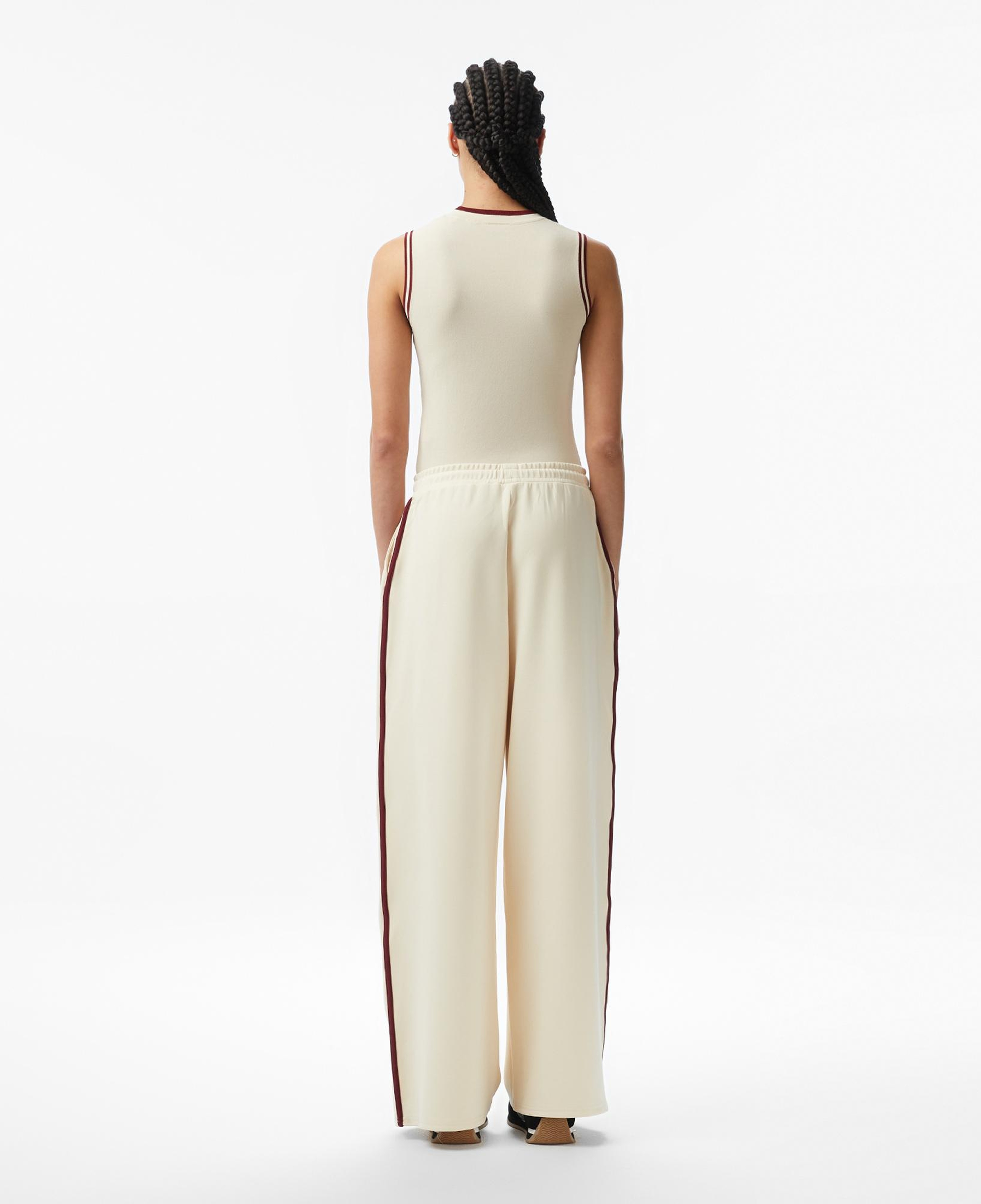 Guess Jasmine Aktif Modal Karışımlı Scuba Palazzo Fit Kadın Beyaz Eşofman Altı