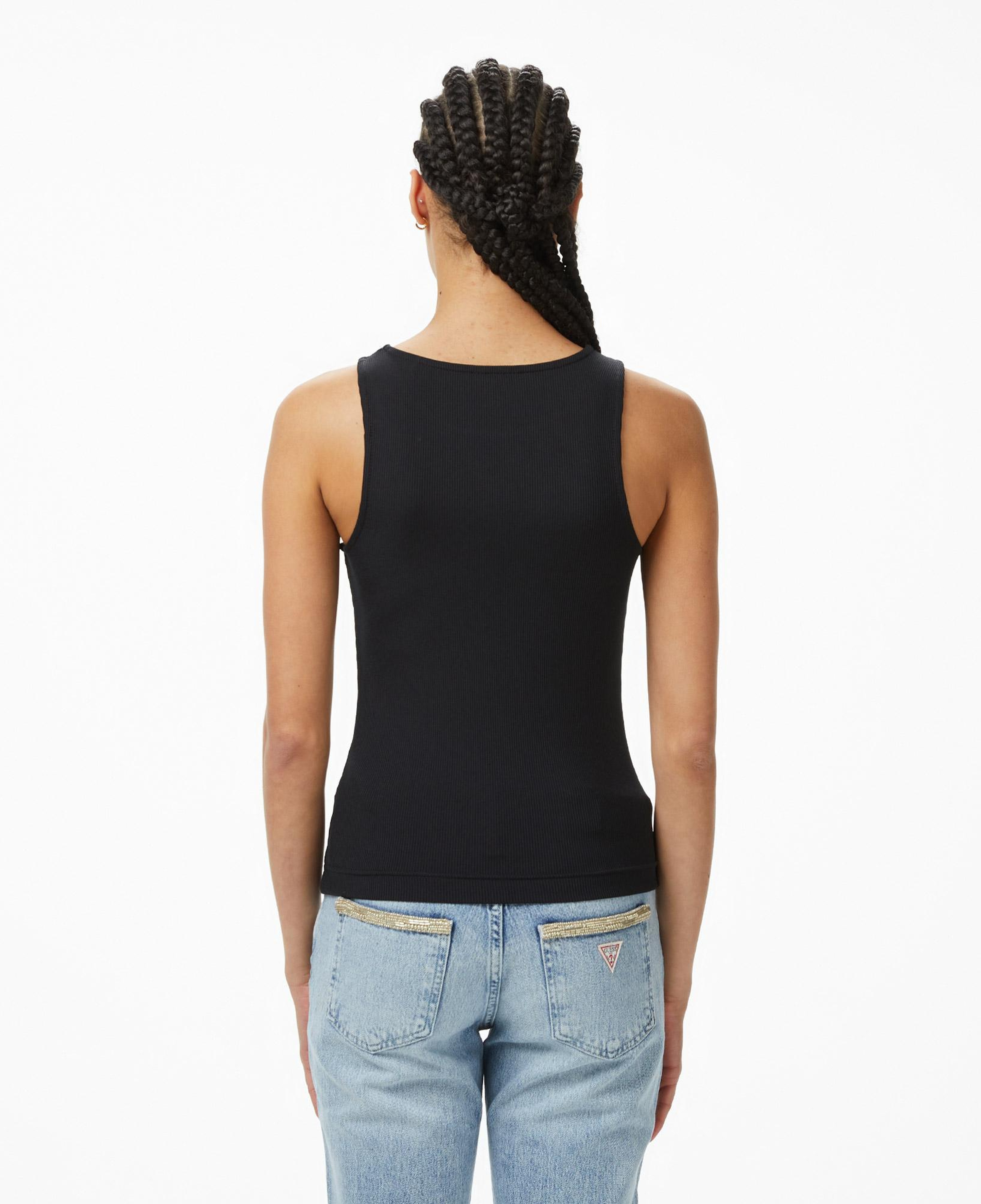 Guess Round Kadın Siyah T-Shirt