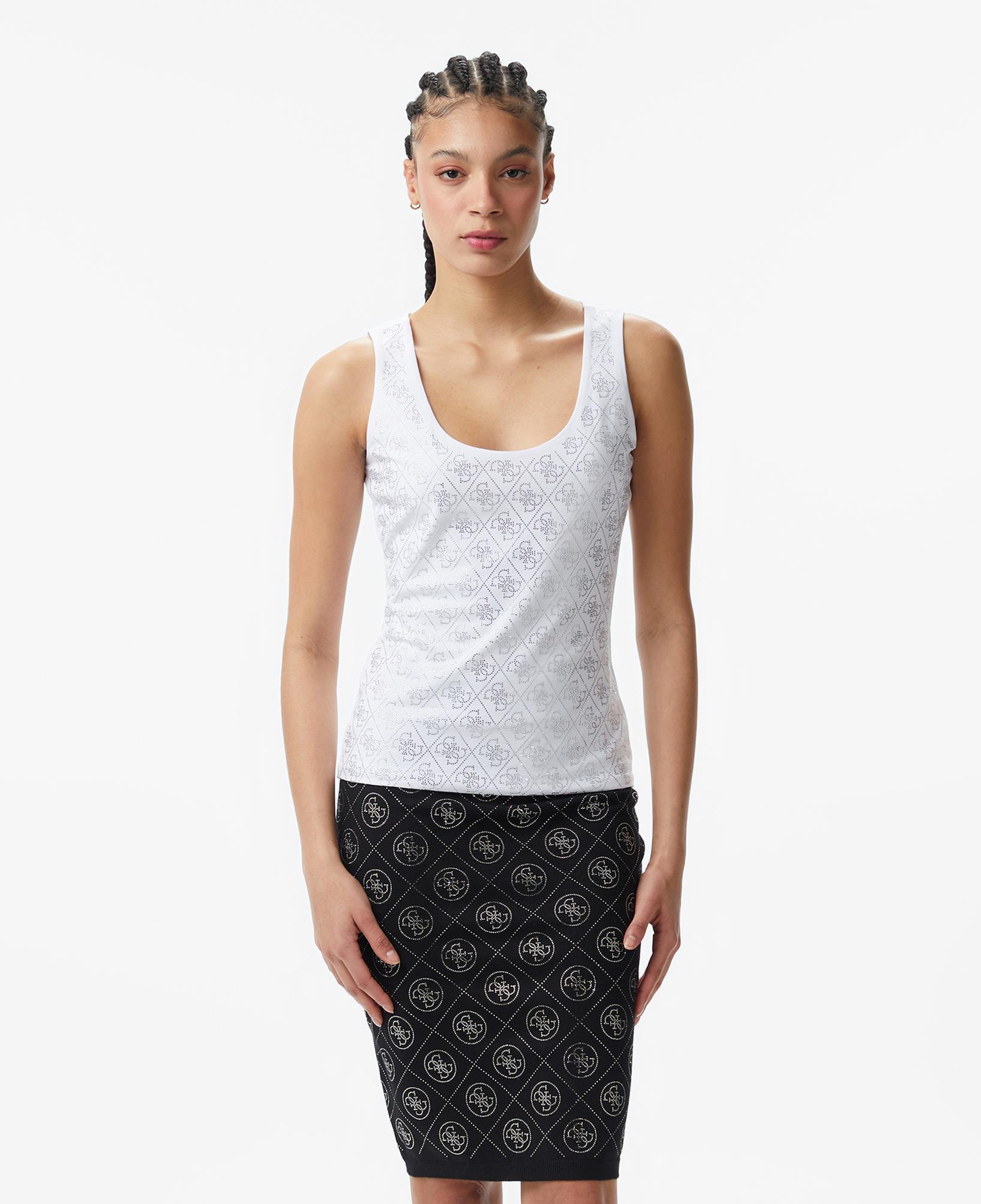 Guess Kadın Beyaz T-Shirt