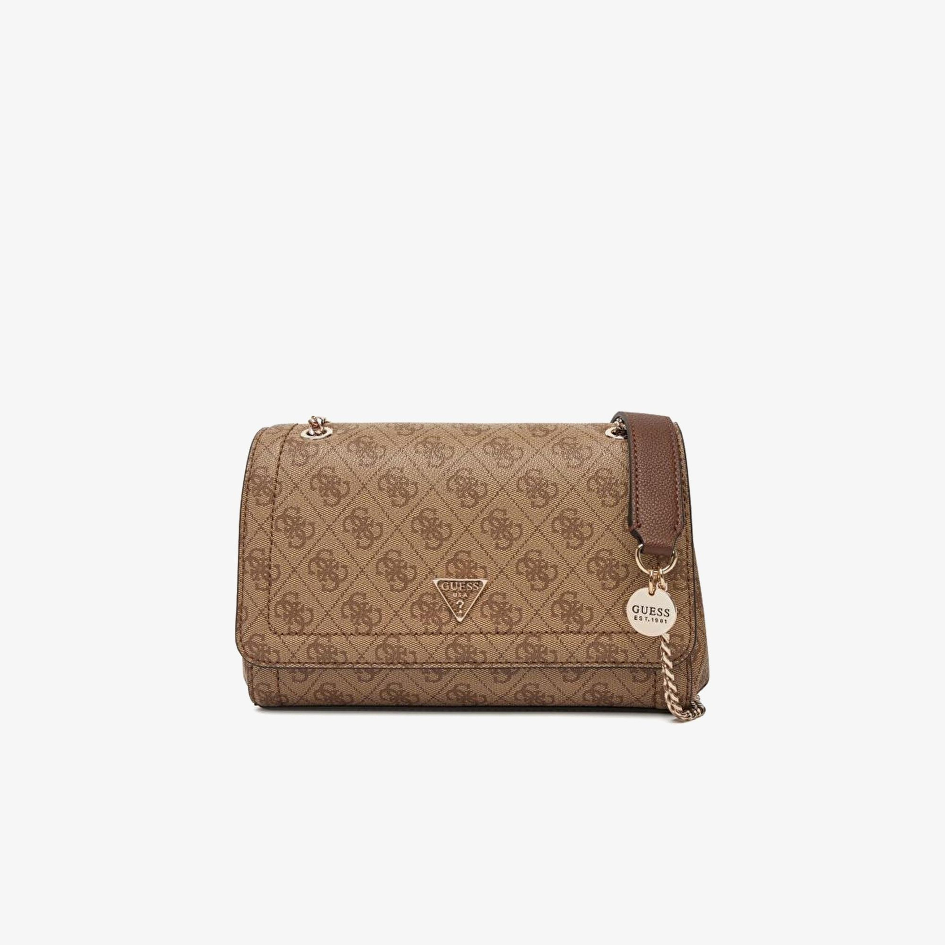 Guess Noelle Iı Kadın Kahverengi Omuz Çantası