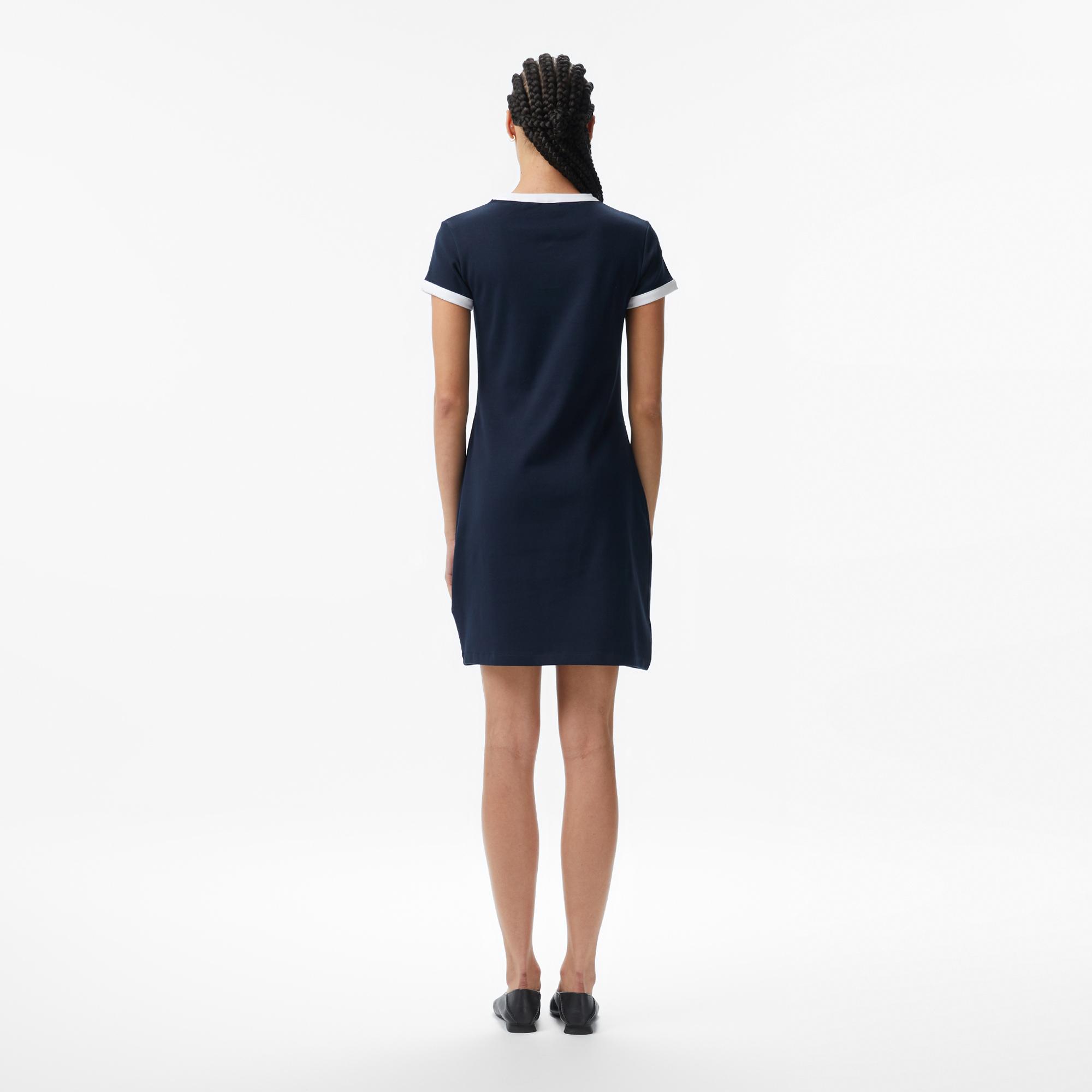 Guess Mila Aktif Straplez Kadın Lacivert Elbise