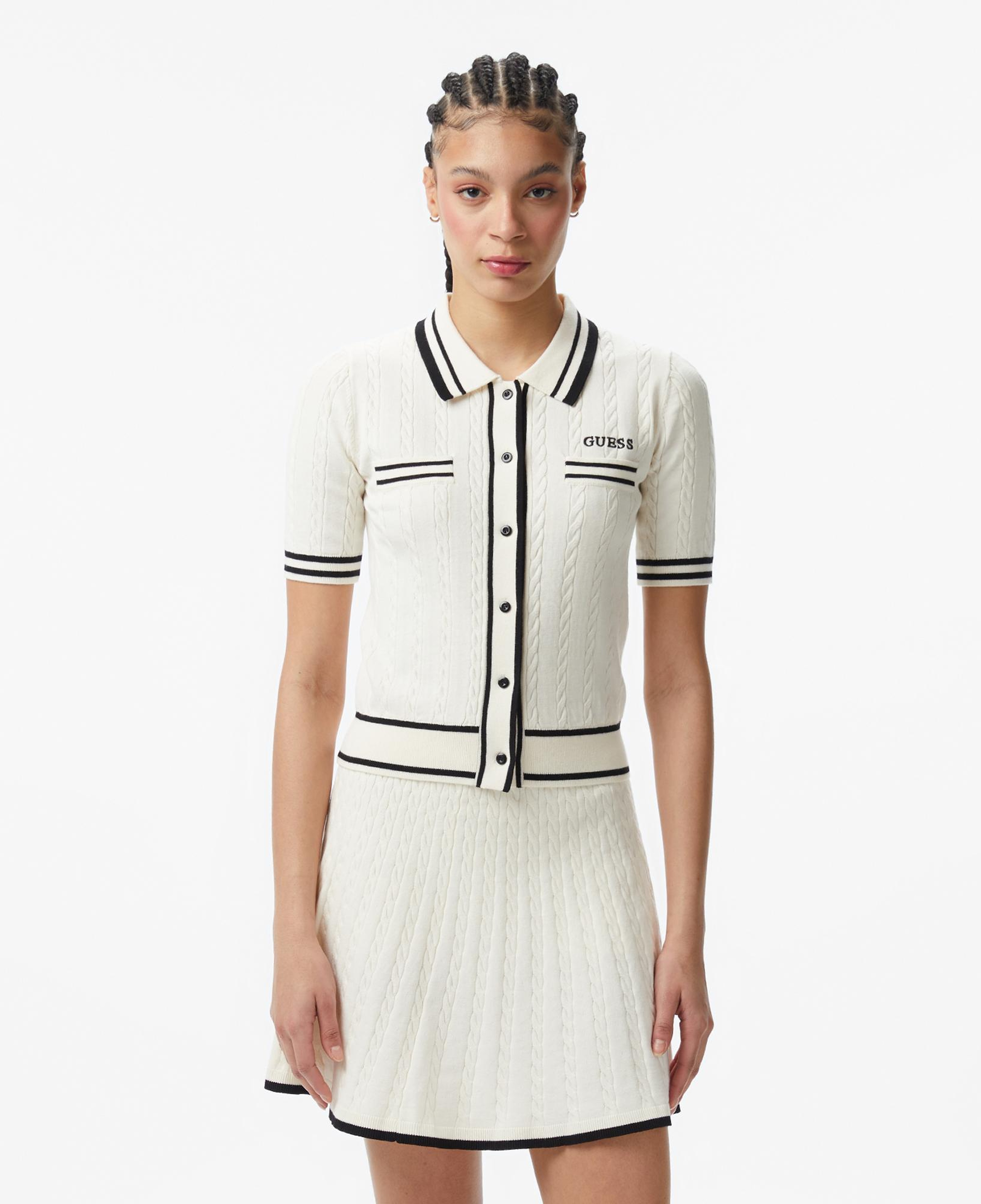 Guess Shari Aktif Kadın Beyaz Hırka