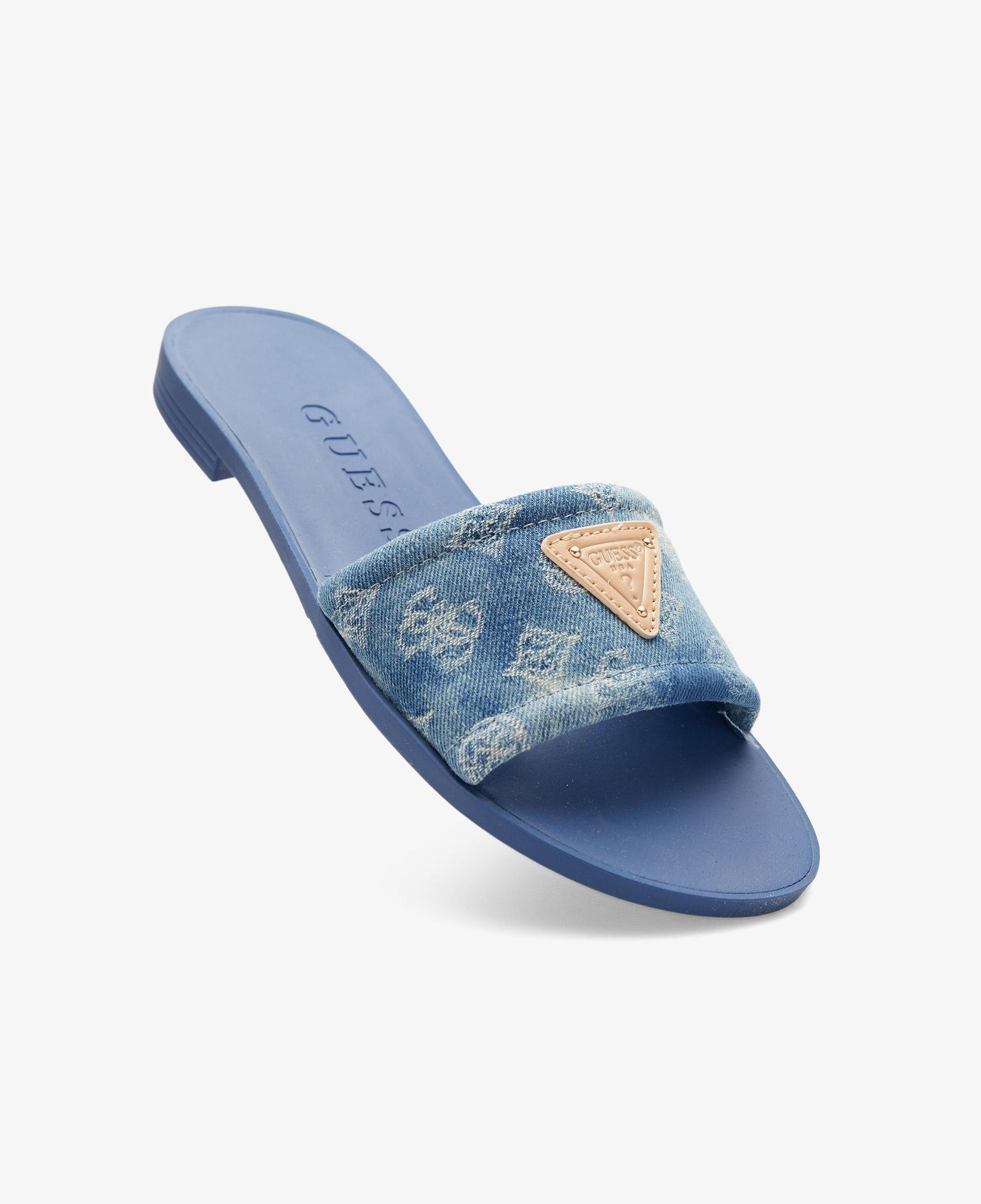 Guess Elysone Kadın Mavi Terlik