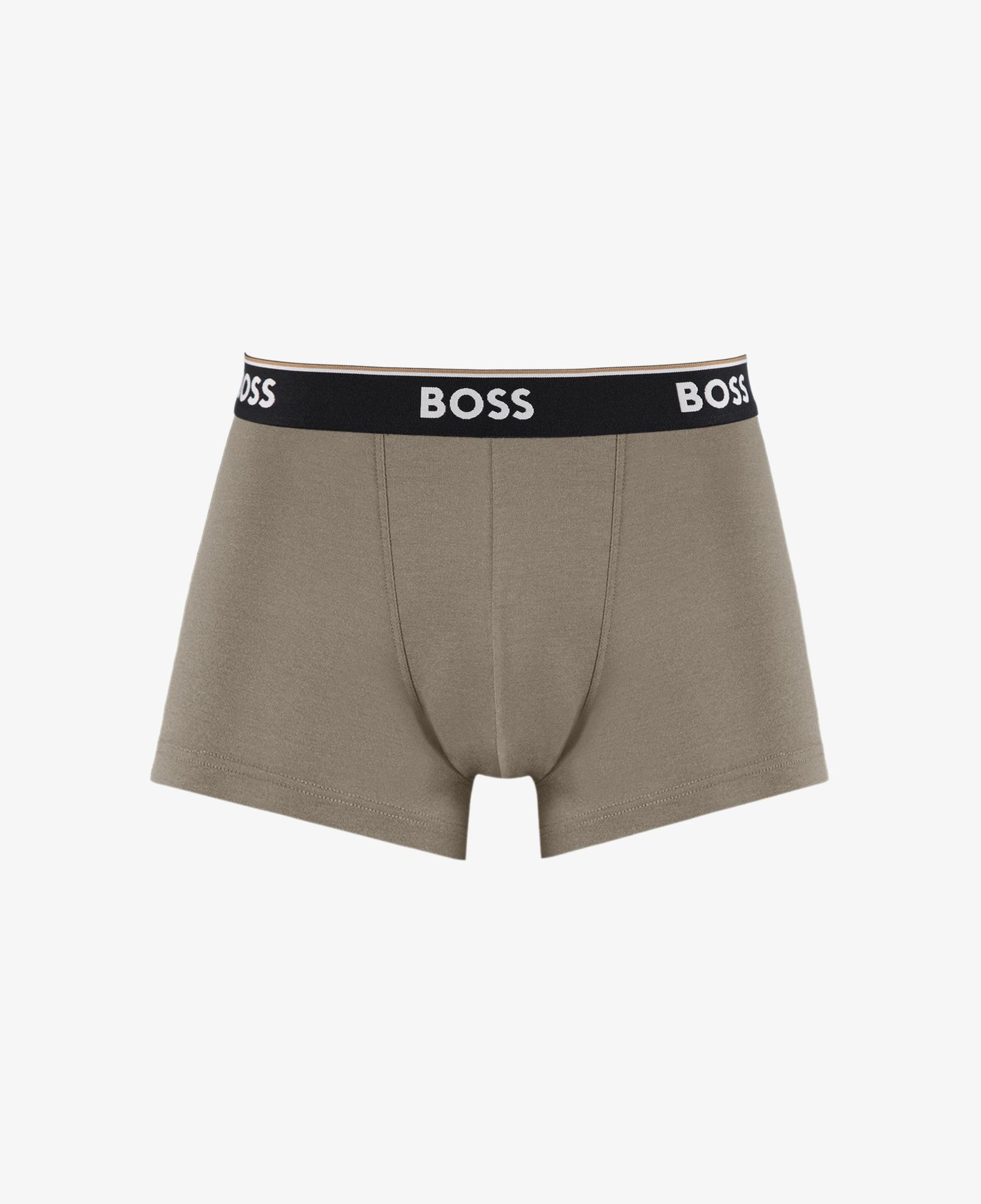 Boss Trunk Power 3'lü Erkek Kahverengi Boxer