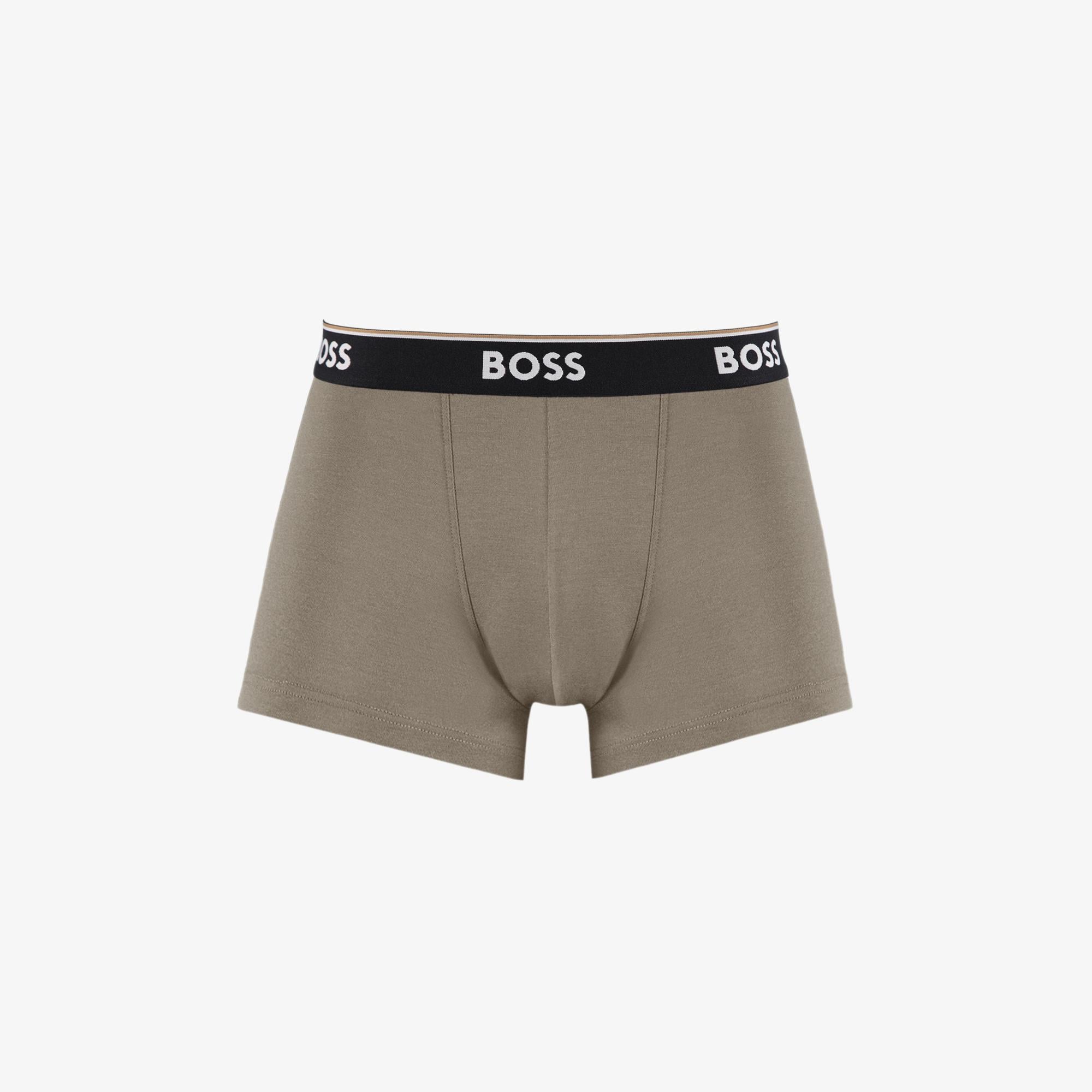 Boss Trunk Power 3'lü Erkek Kahverengi Boxer