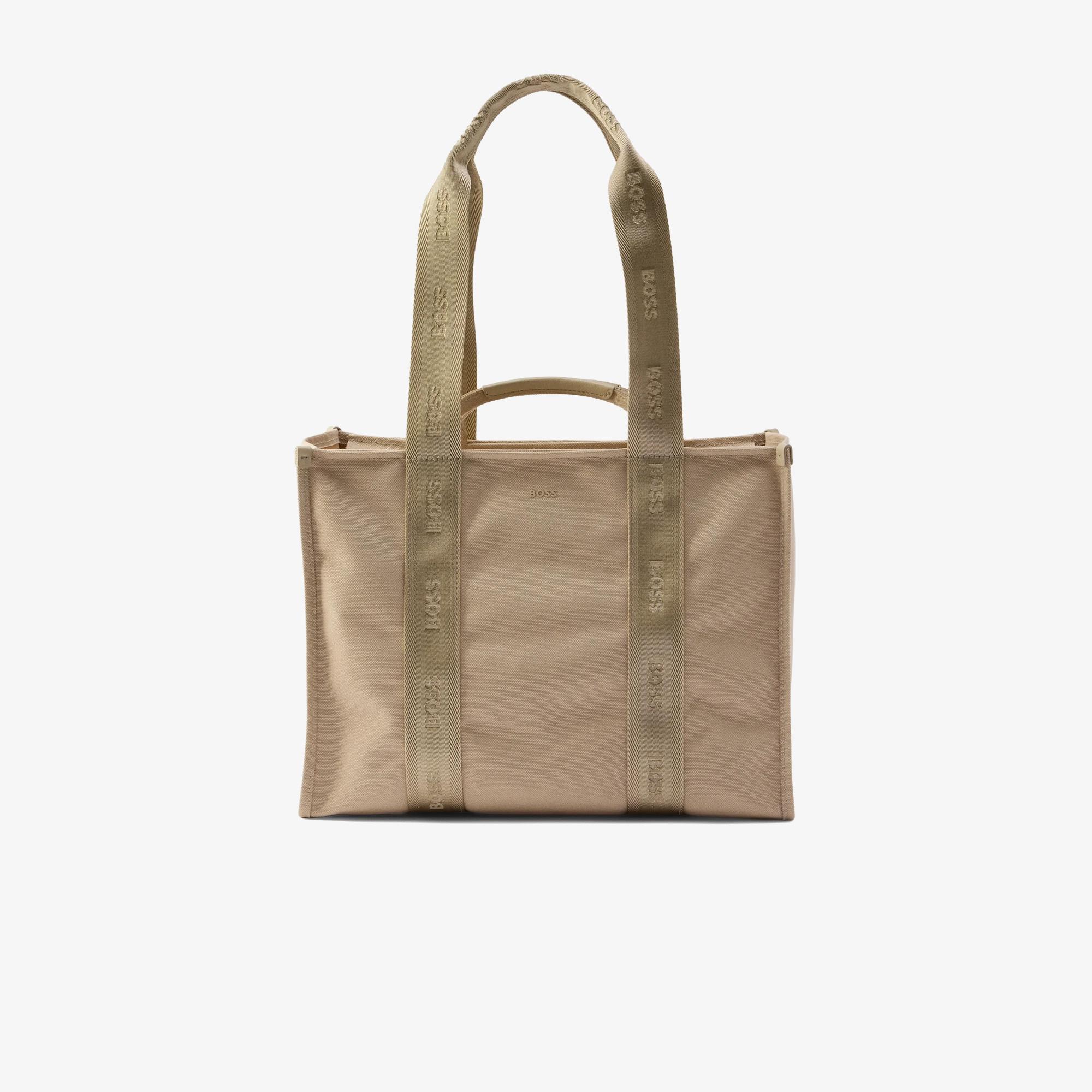 Boss Sandy Tote Kadın Bej Omuz Çantası