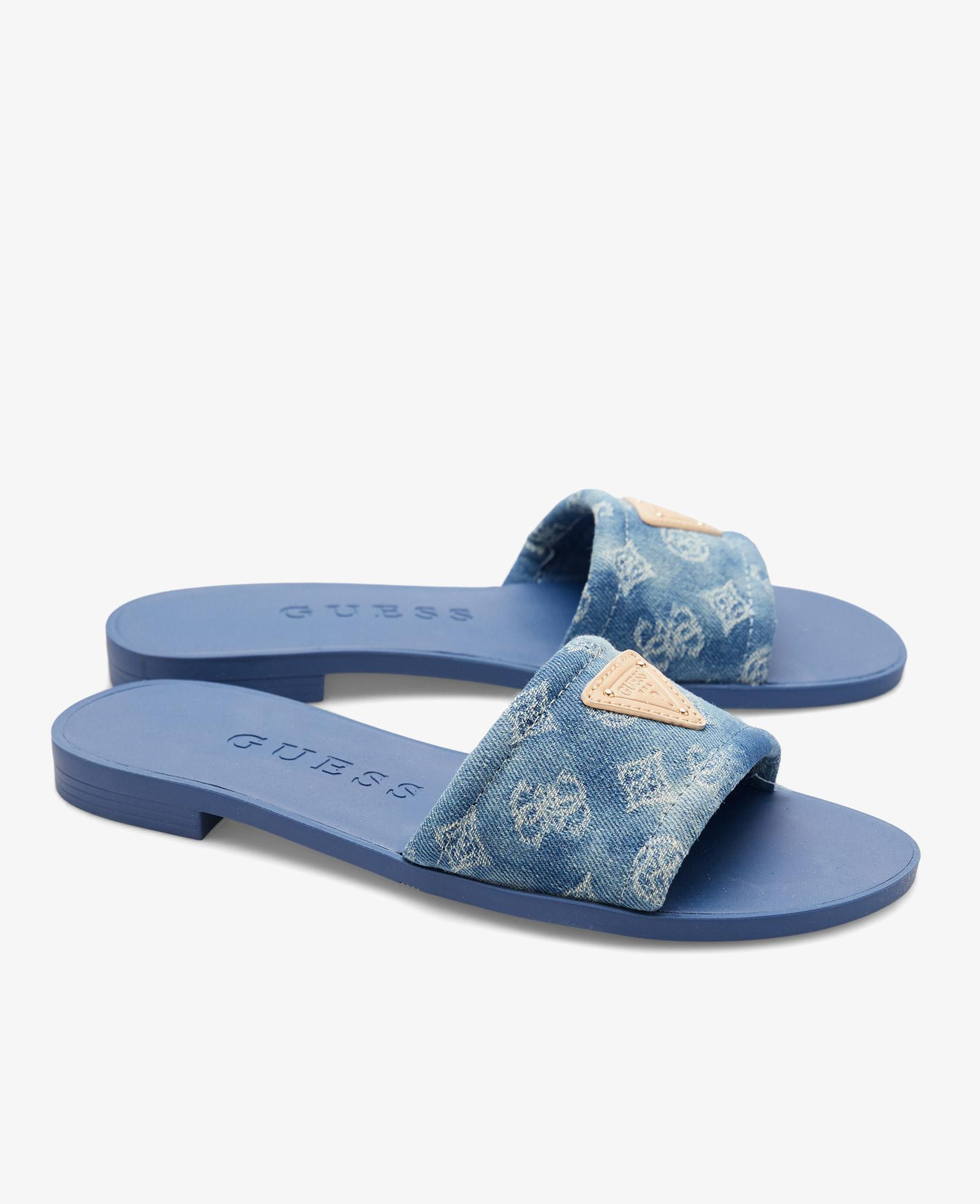 Guess Elysone Kadın Mavi Terlik