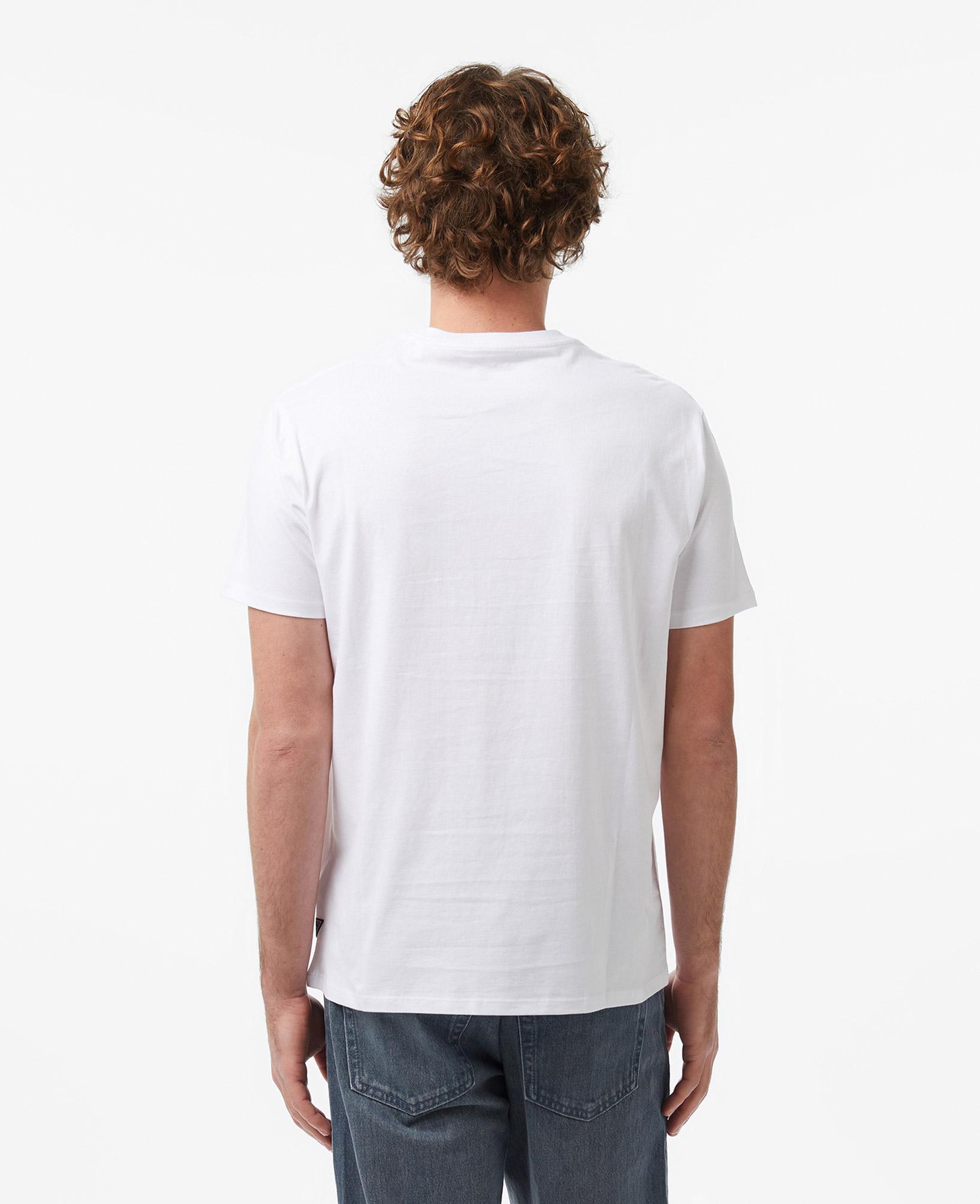 Guess Shimmer Regular Fit Erkek Beyaz T-Shirt