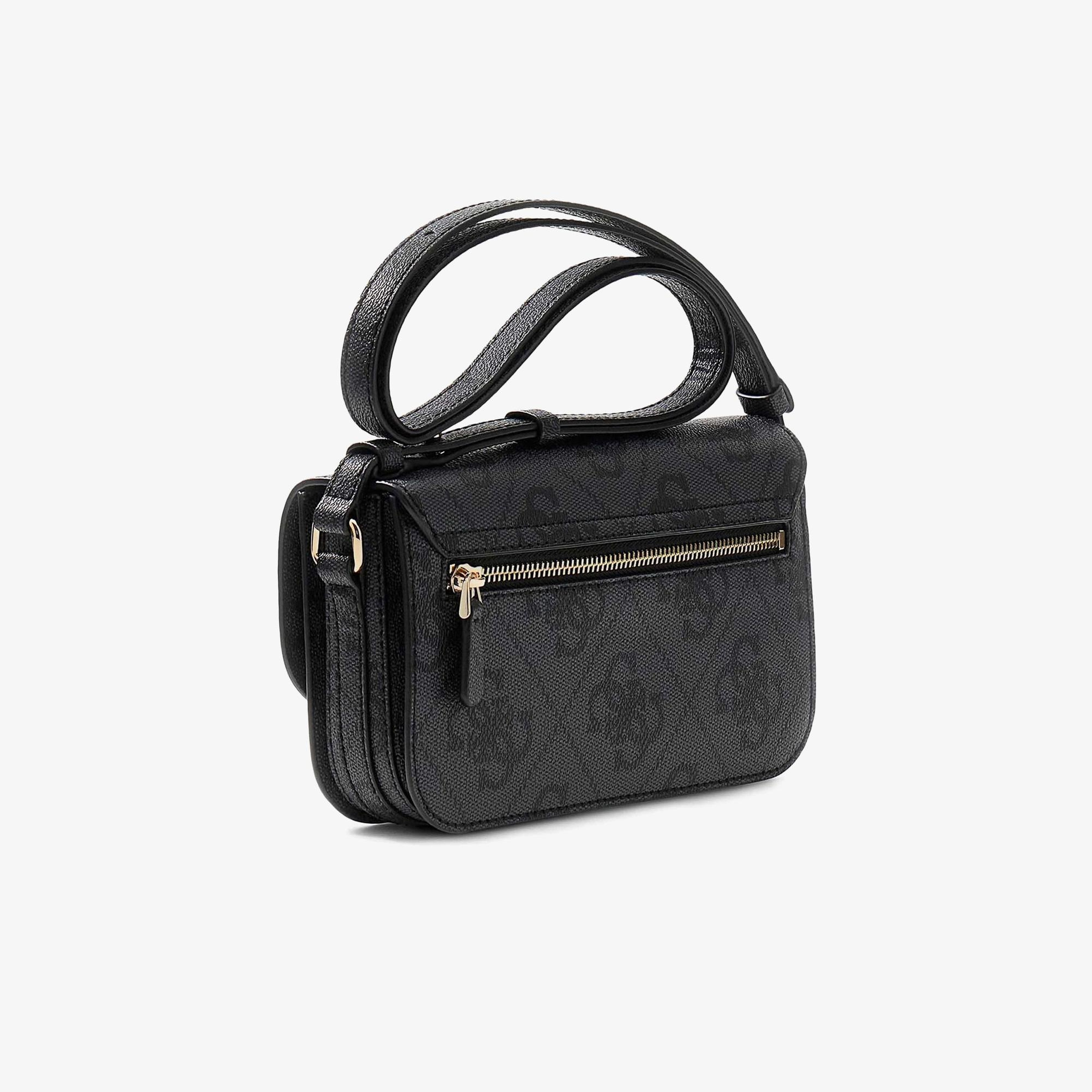 Guess Janie Logo Kadın Antrasit El Çantası