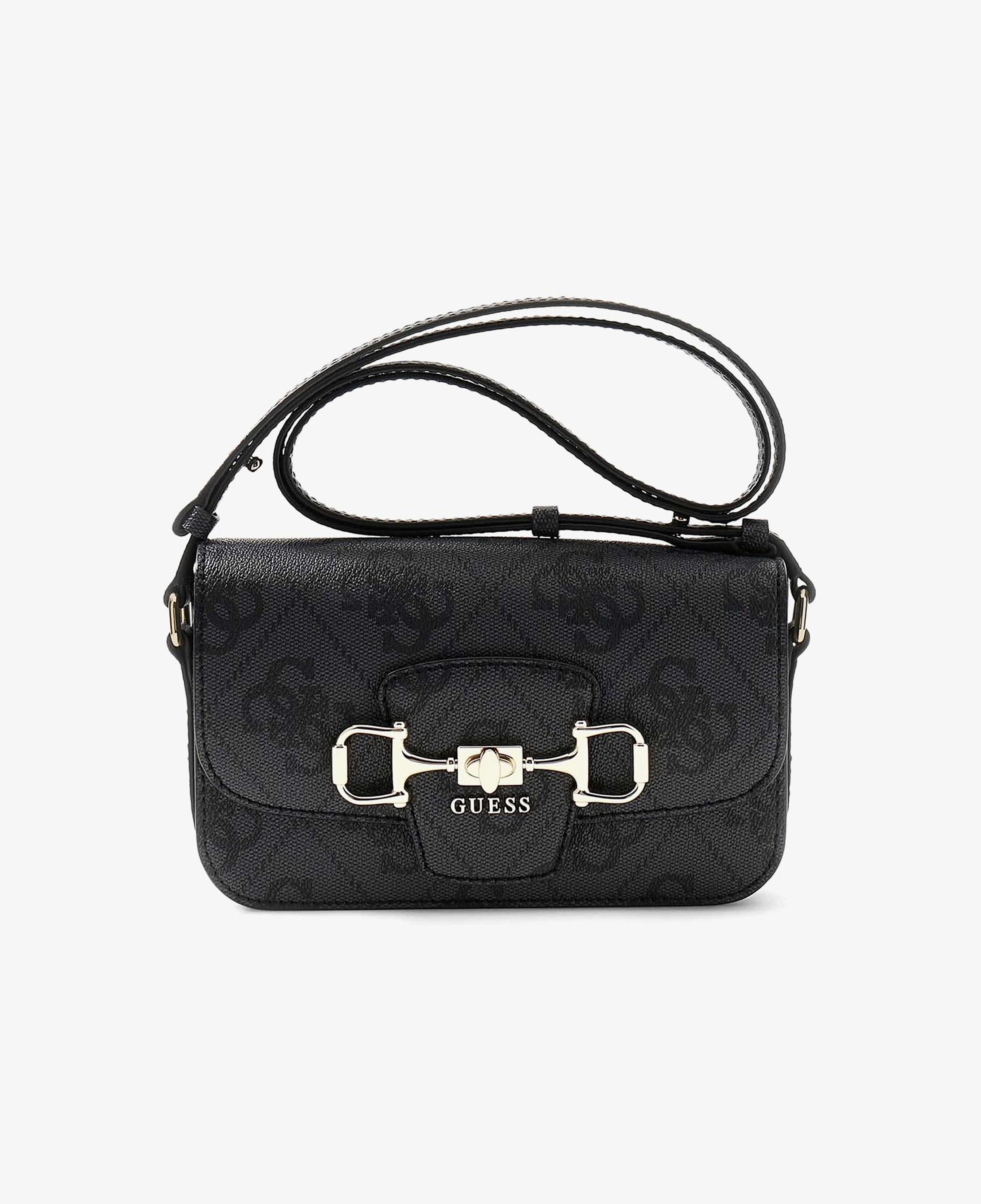 Guess Janie Logo Kadın Antrasit El Çantası