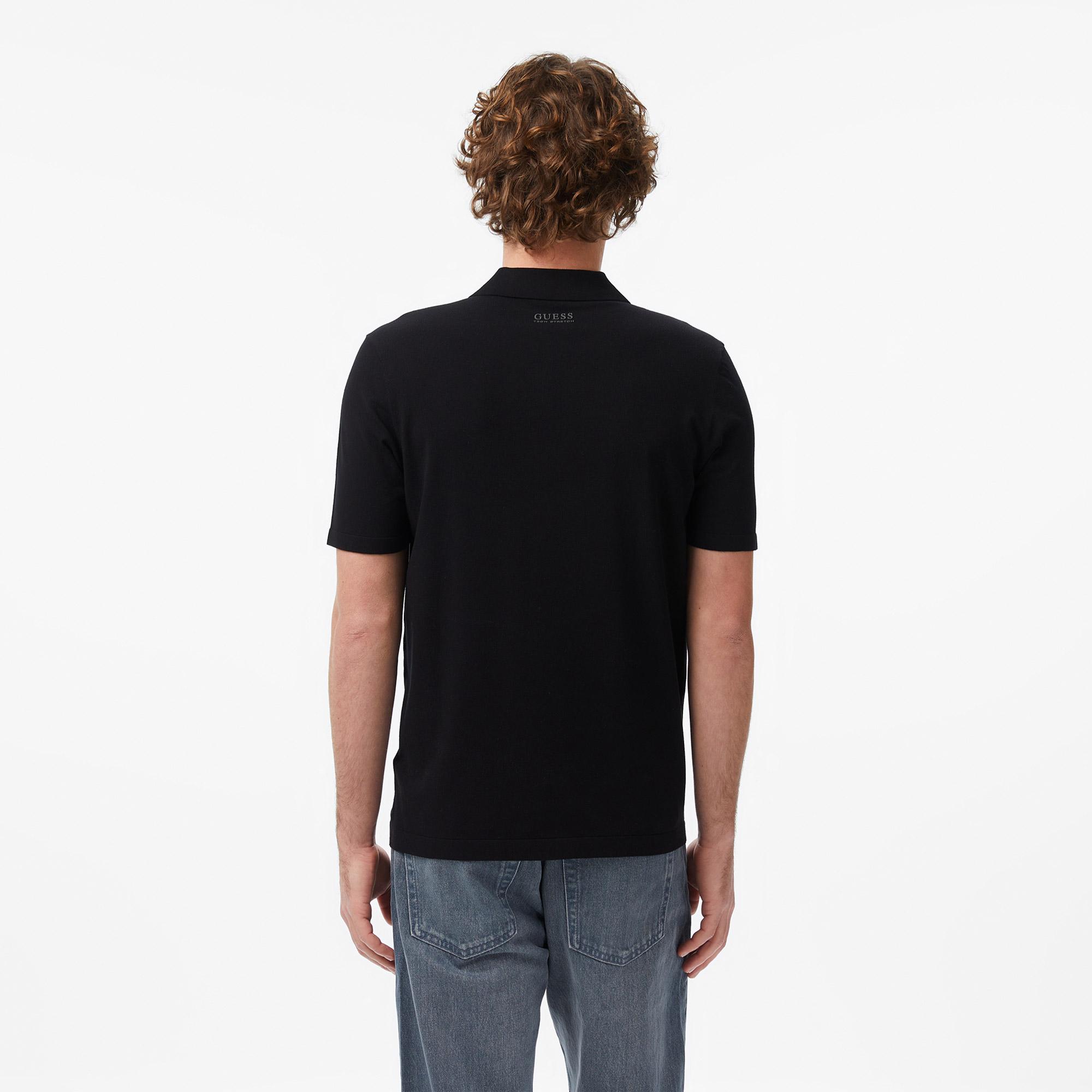 Guess Kadir Erkek Siyah Triko