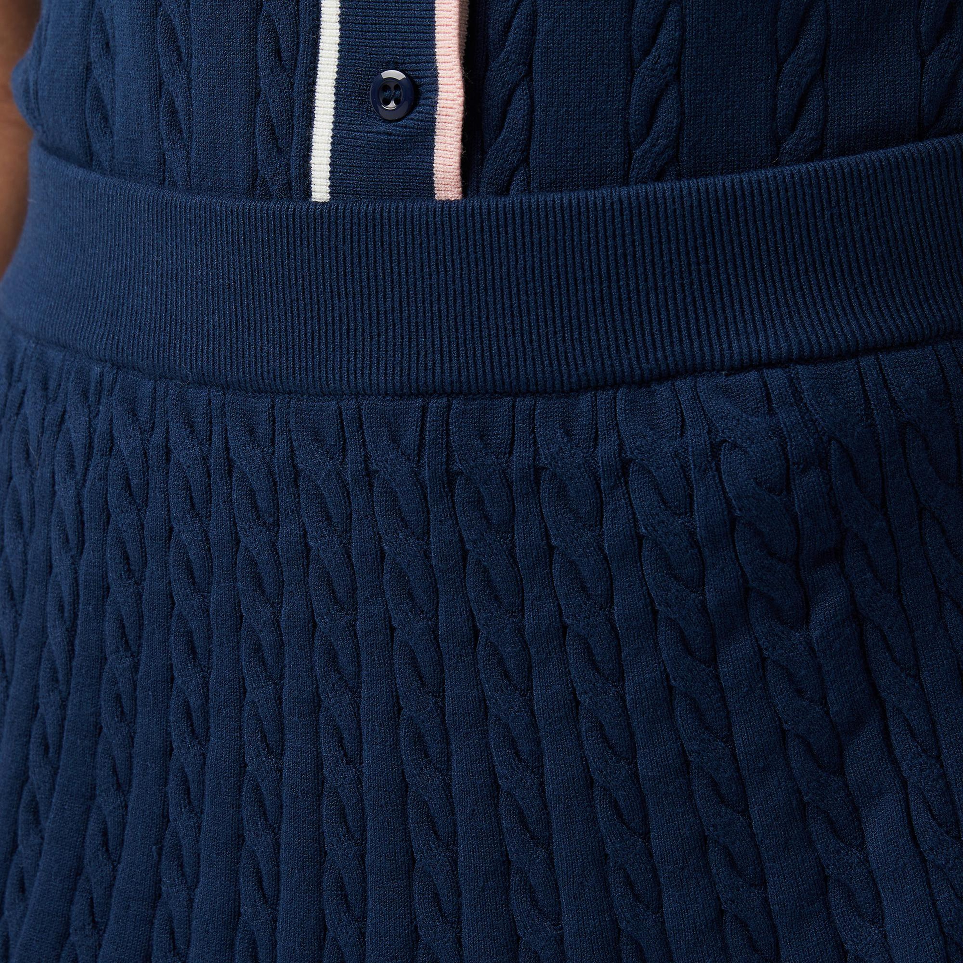 Guess Shari Aktif Pileli Kadın Mavi Etek