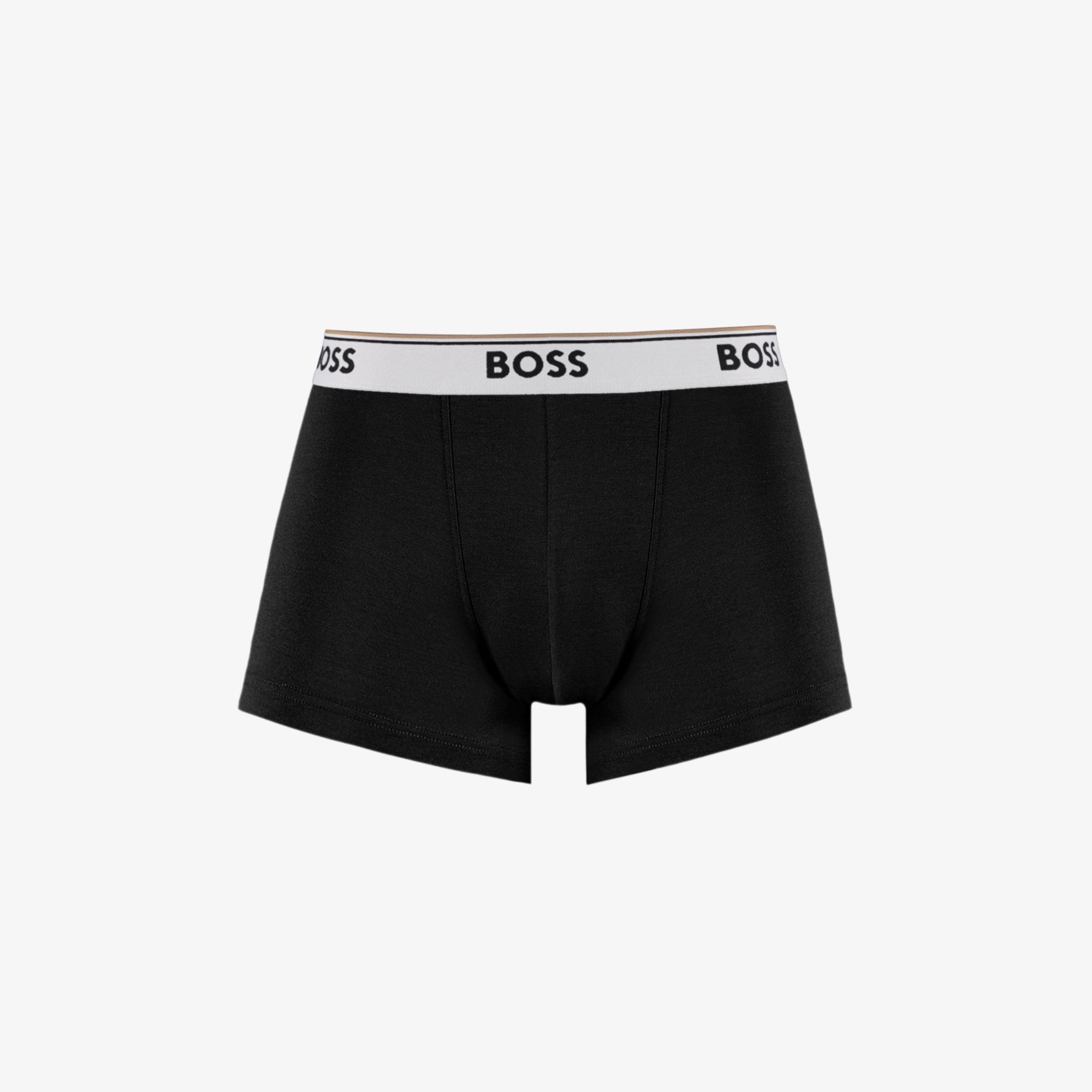 Boss Trunk Power 3'lü Erkek Siyah Boxer