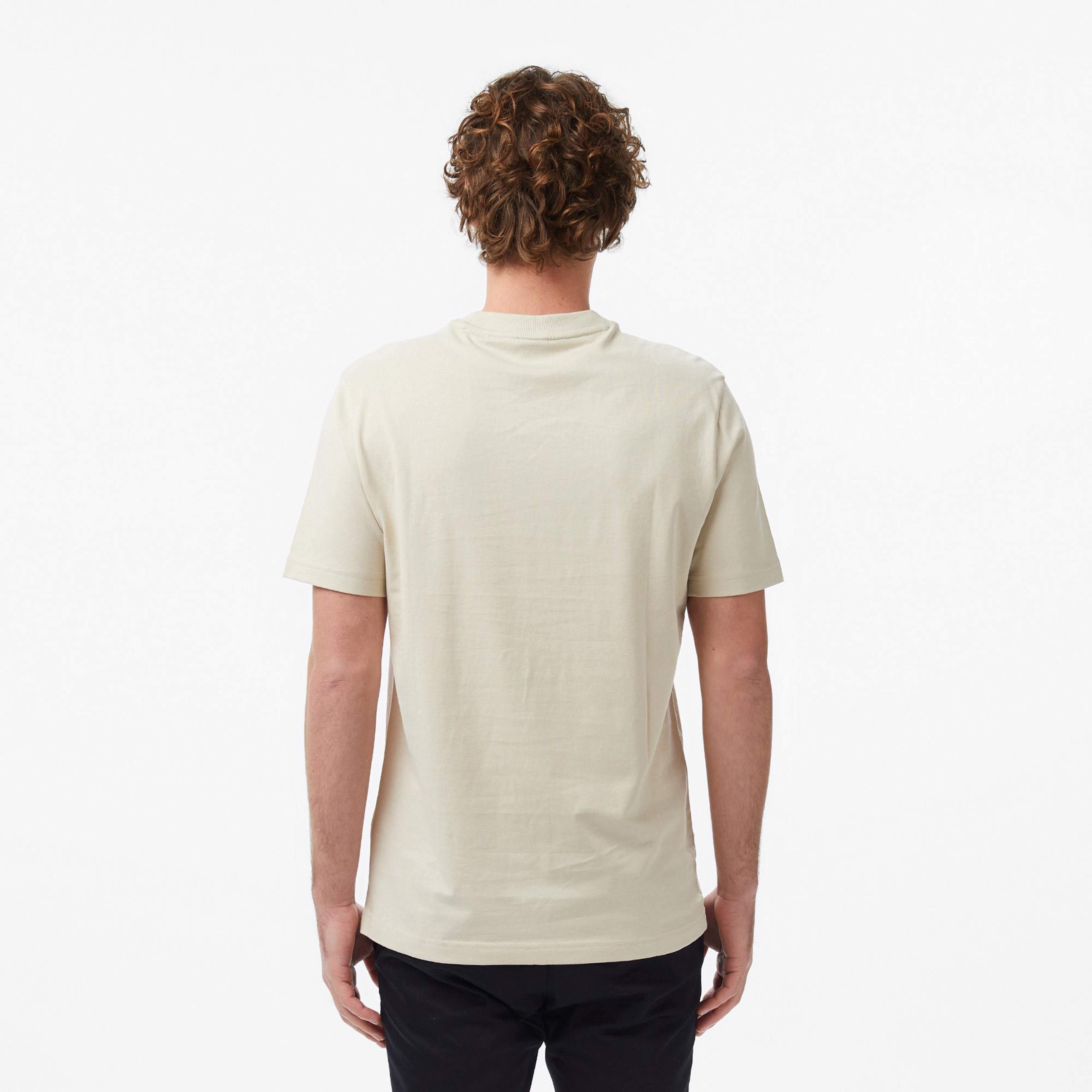 Boss TS Logo Erkek Bej T-Shirt