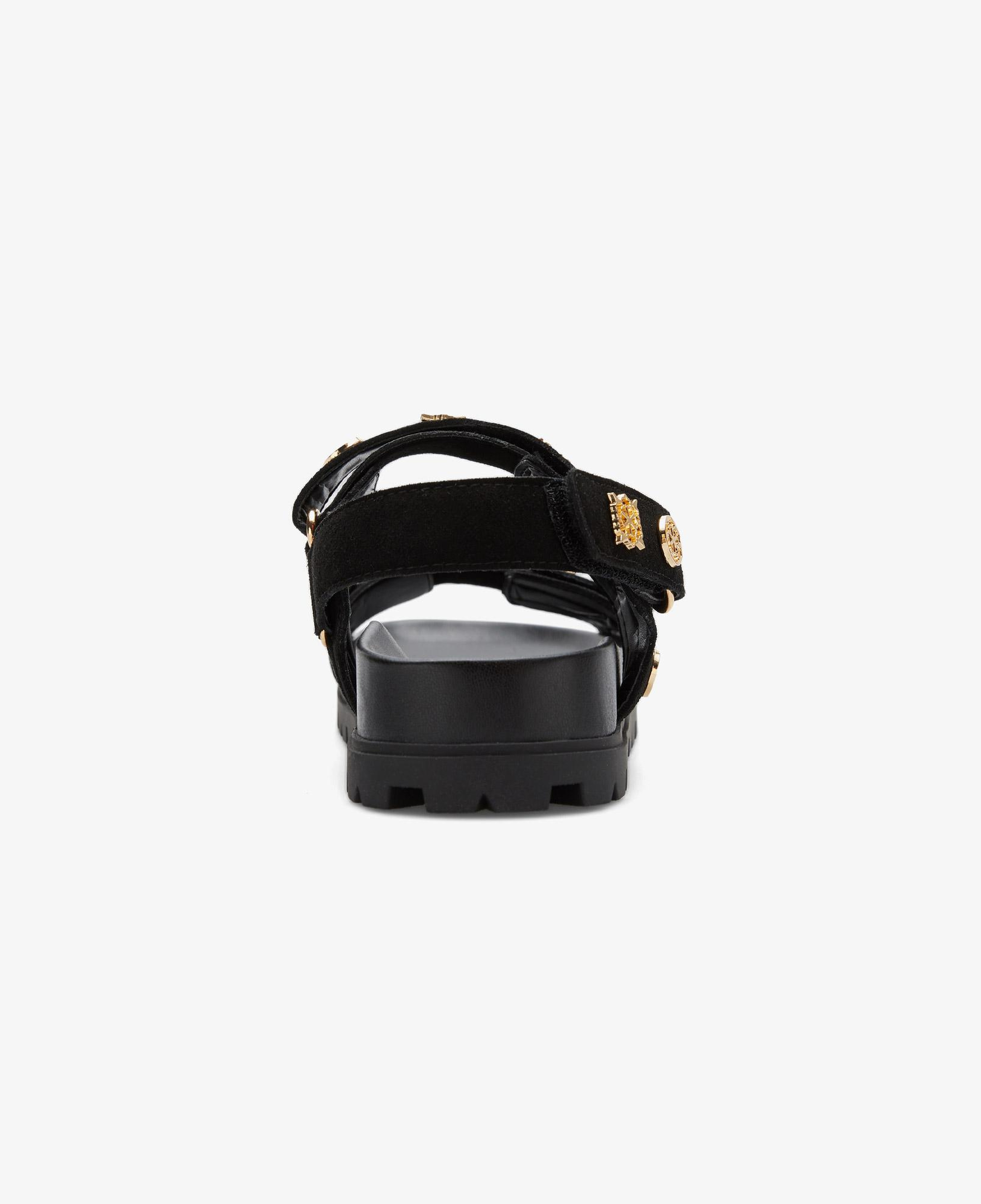 Guess Florizi Deri Kadın Siyah Sandalet