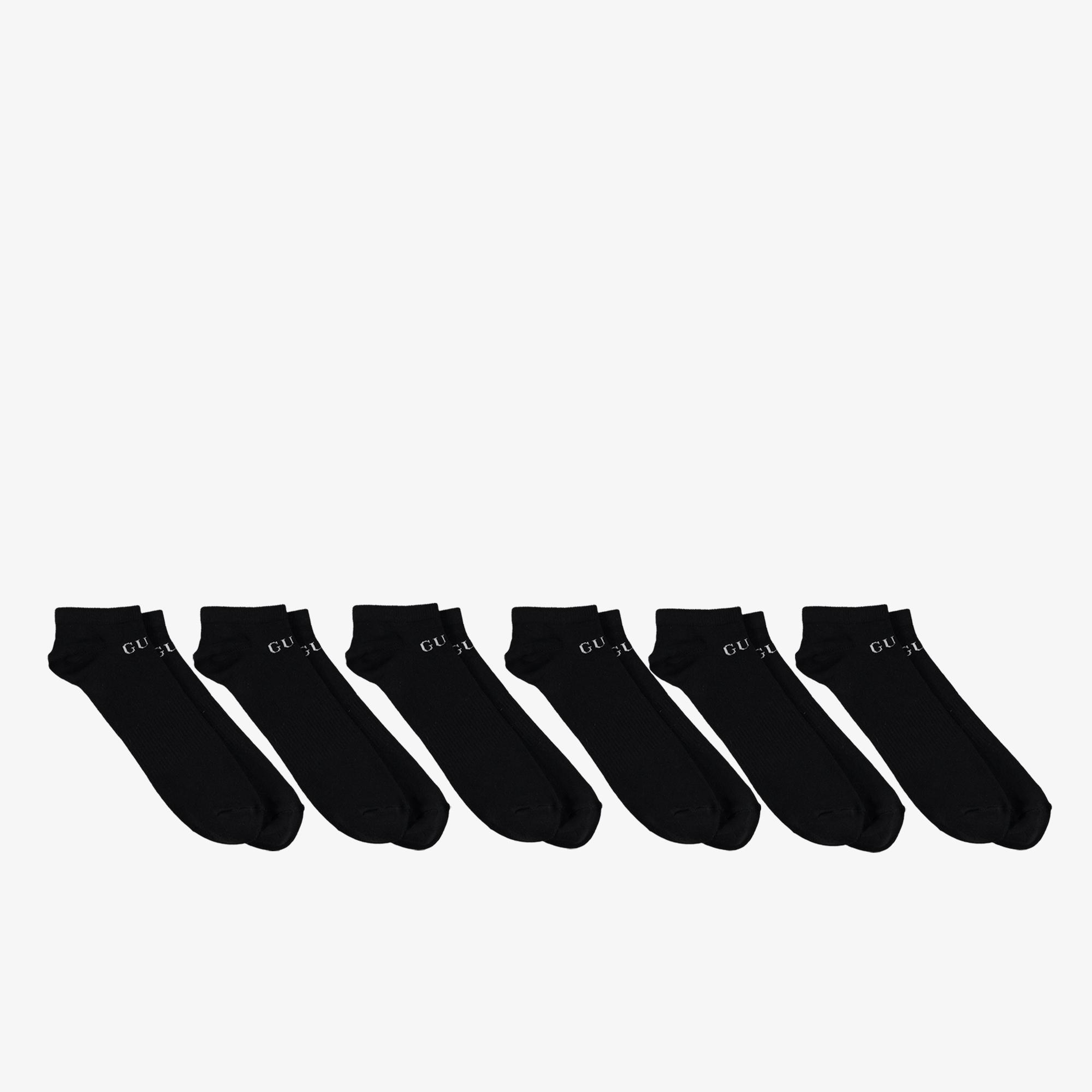 Guess Sneak Erkek Siyah 3'Lü Çorap