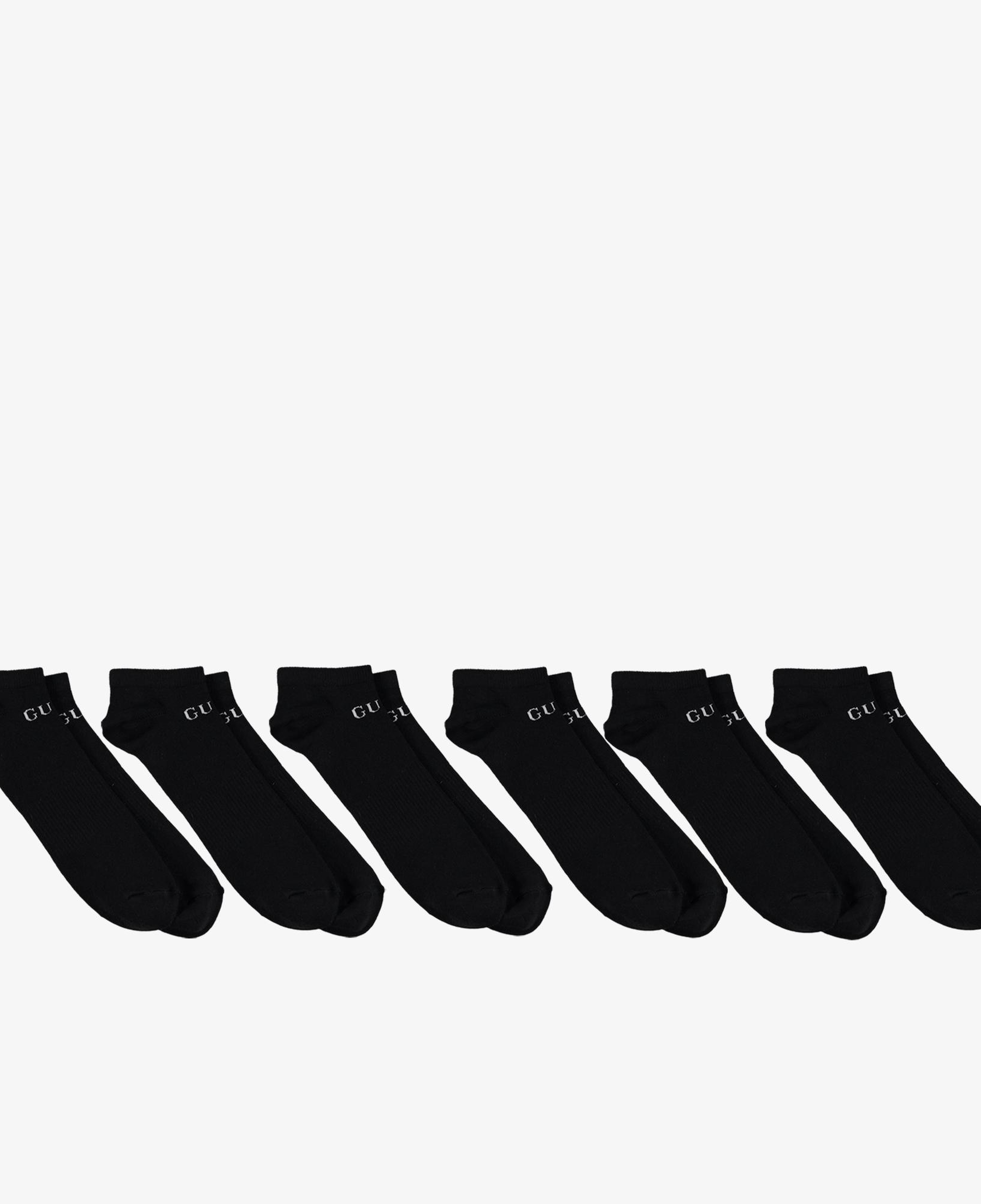 Guess Sneak Erkek Siyah 3'Lü Çorap