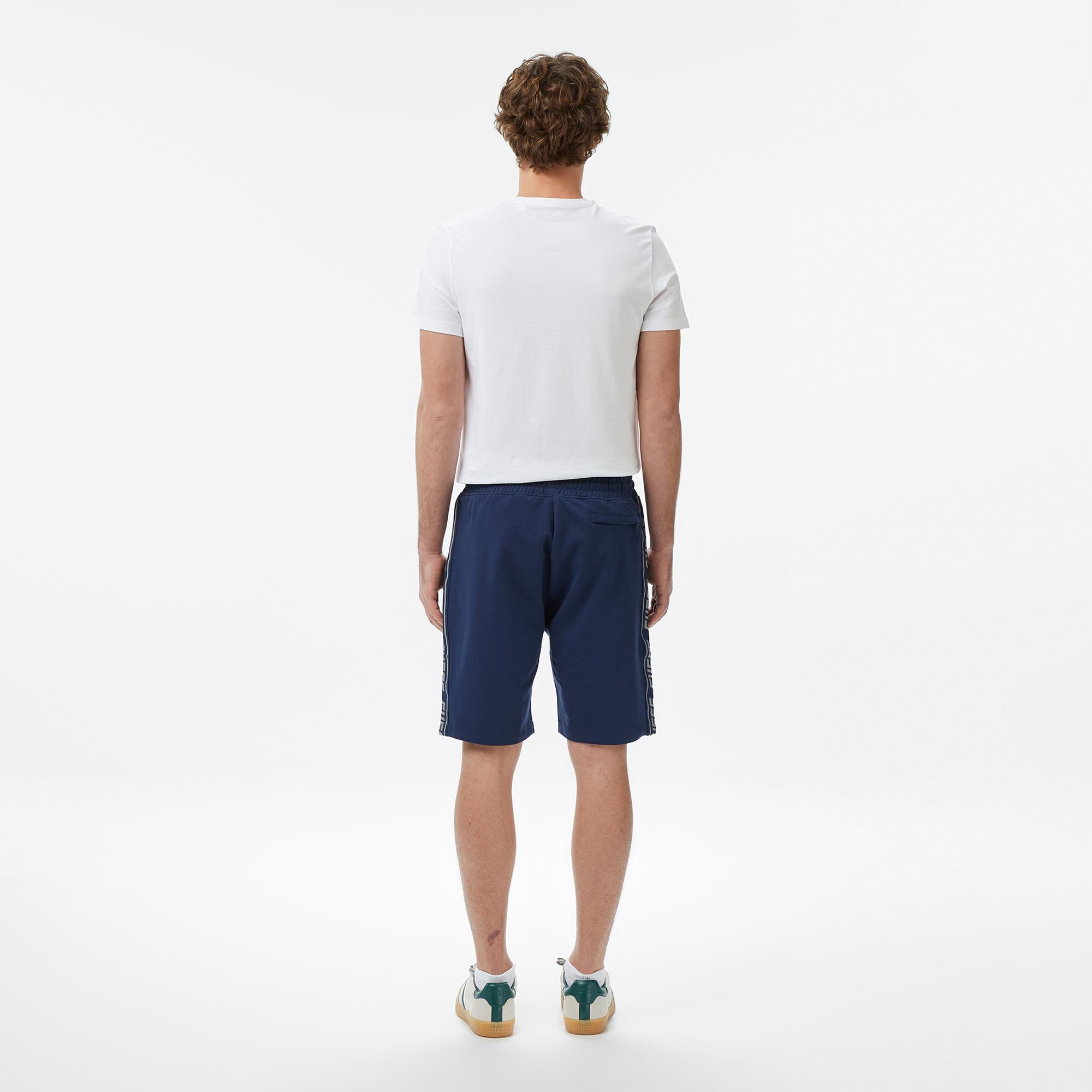 Guess Arlo Aktif Loose Fit Erkek Mavi Şort