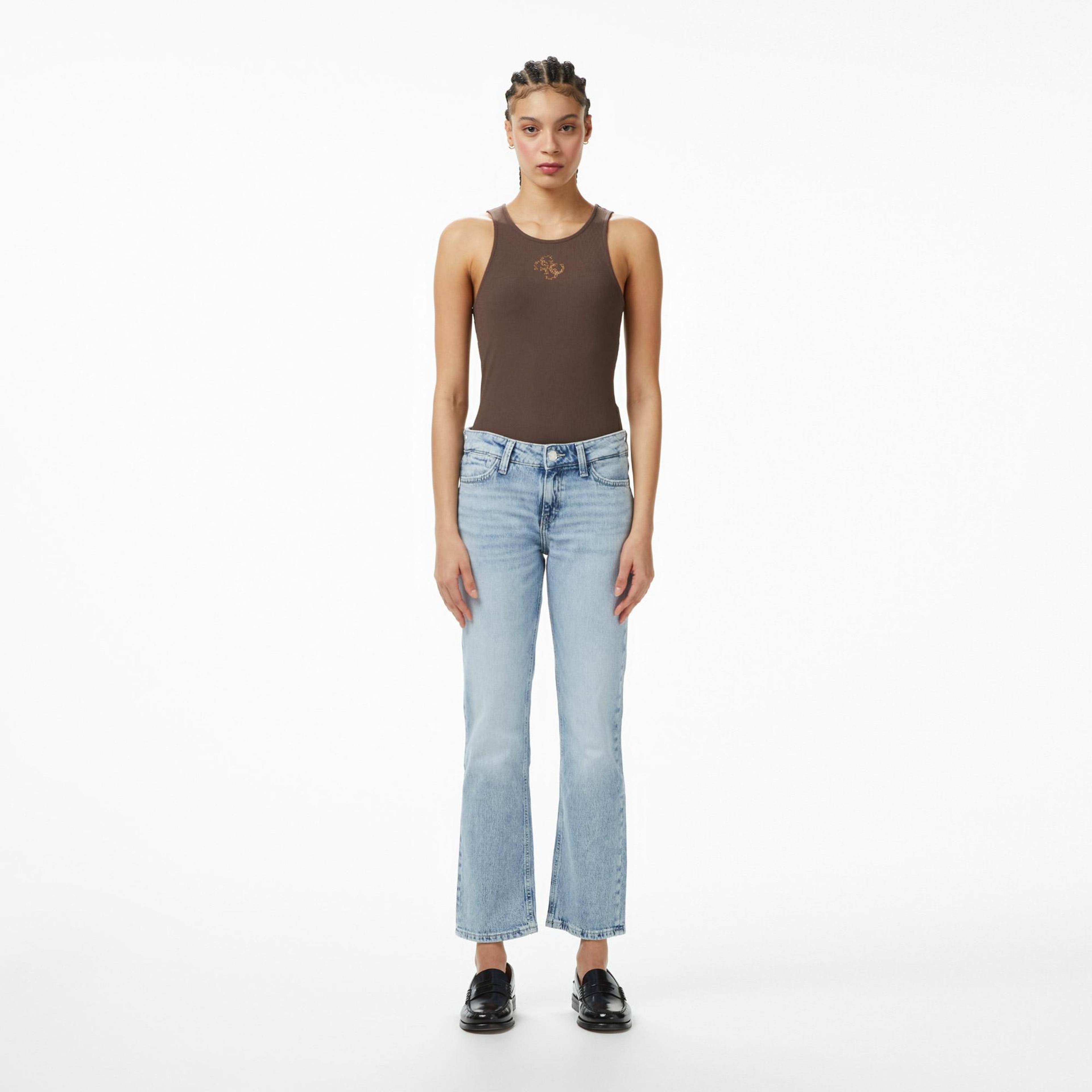 Guess Round Kadın Kahverengi T-Shirt