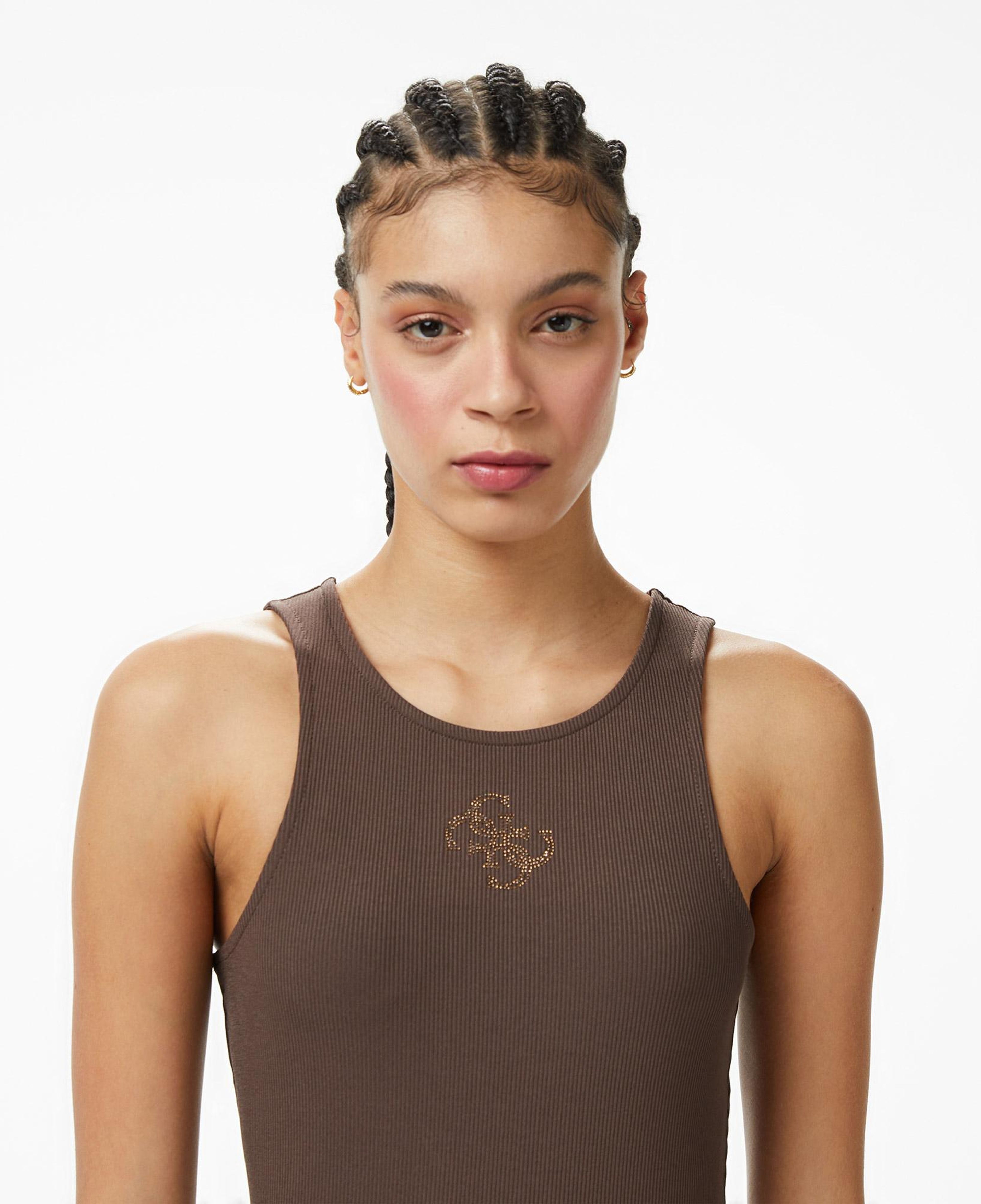 Guess Round Kadın Kahverengi T-Shirt