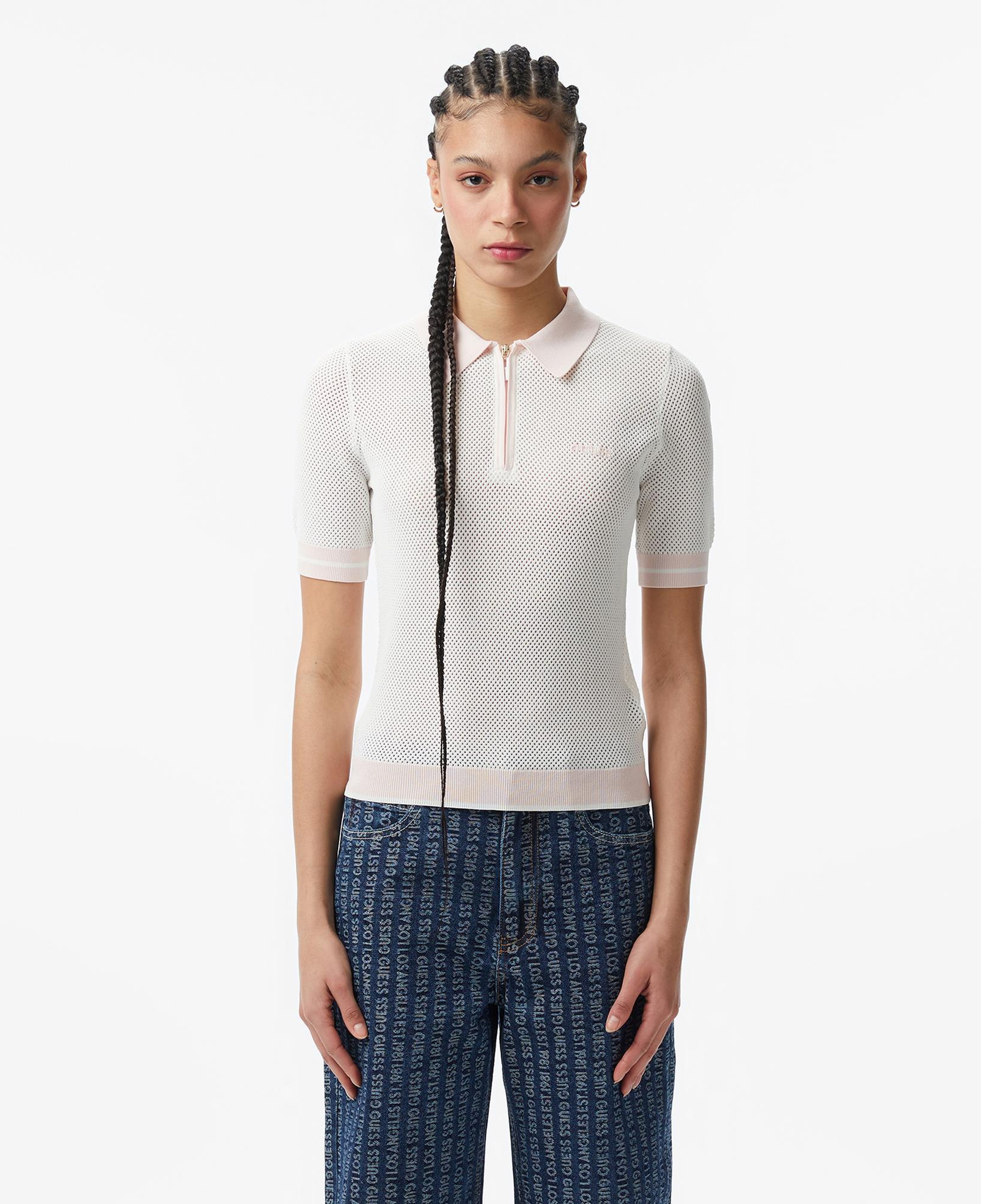 Guess Gabry Aktif Kadın Krem Triko