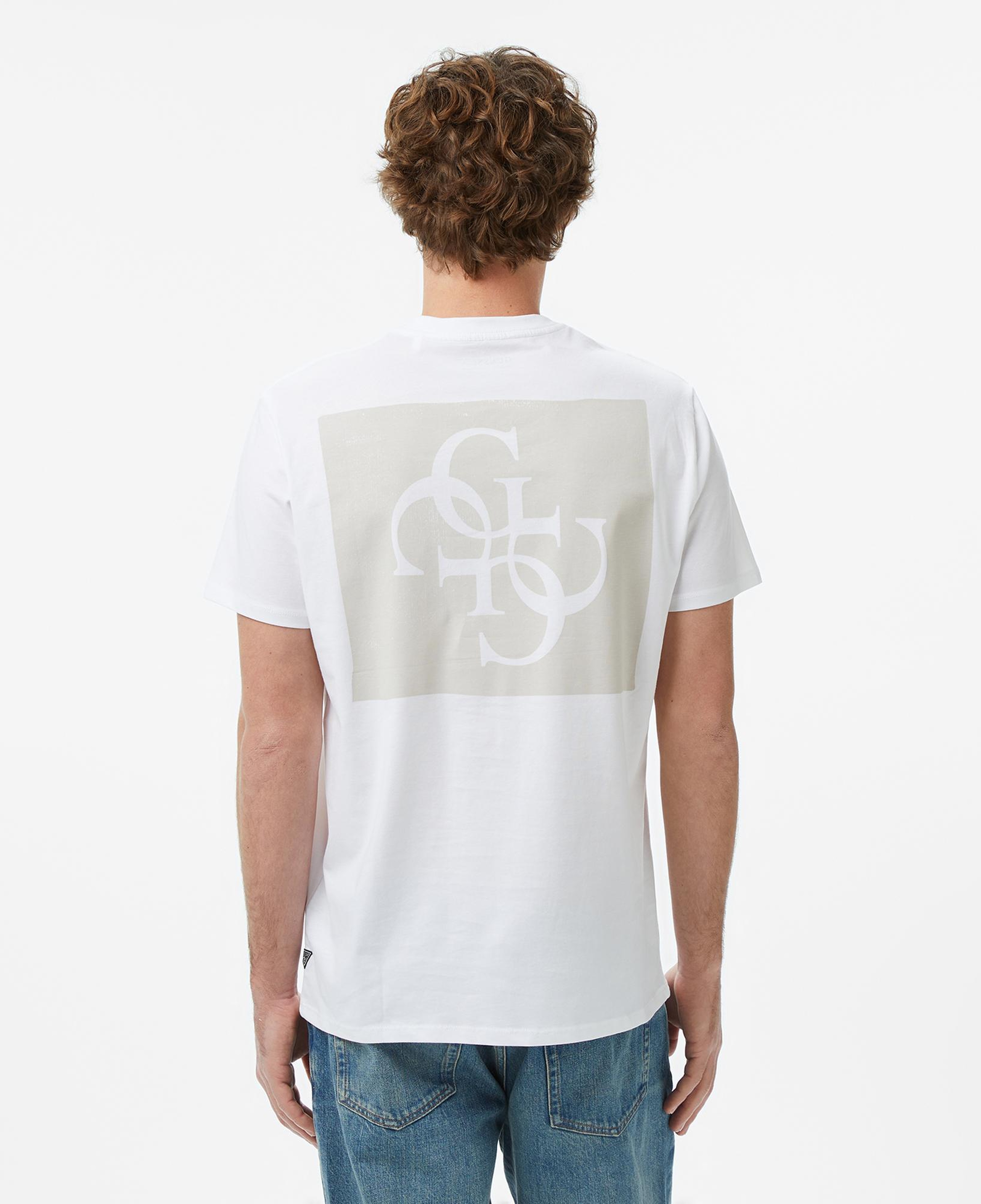 Guess Regular Fit Erkek Beyaz T-Shirt