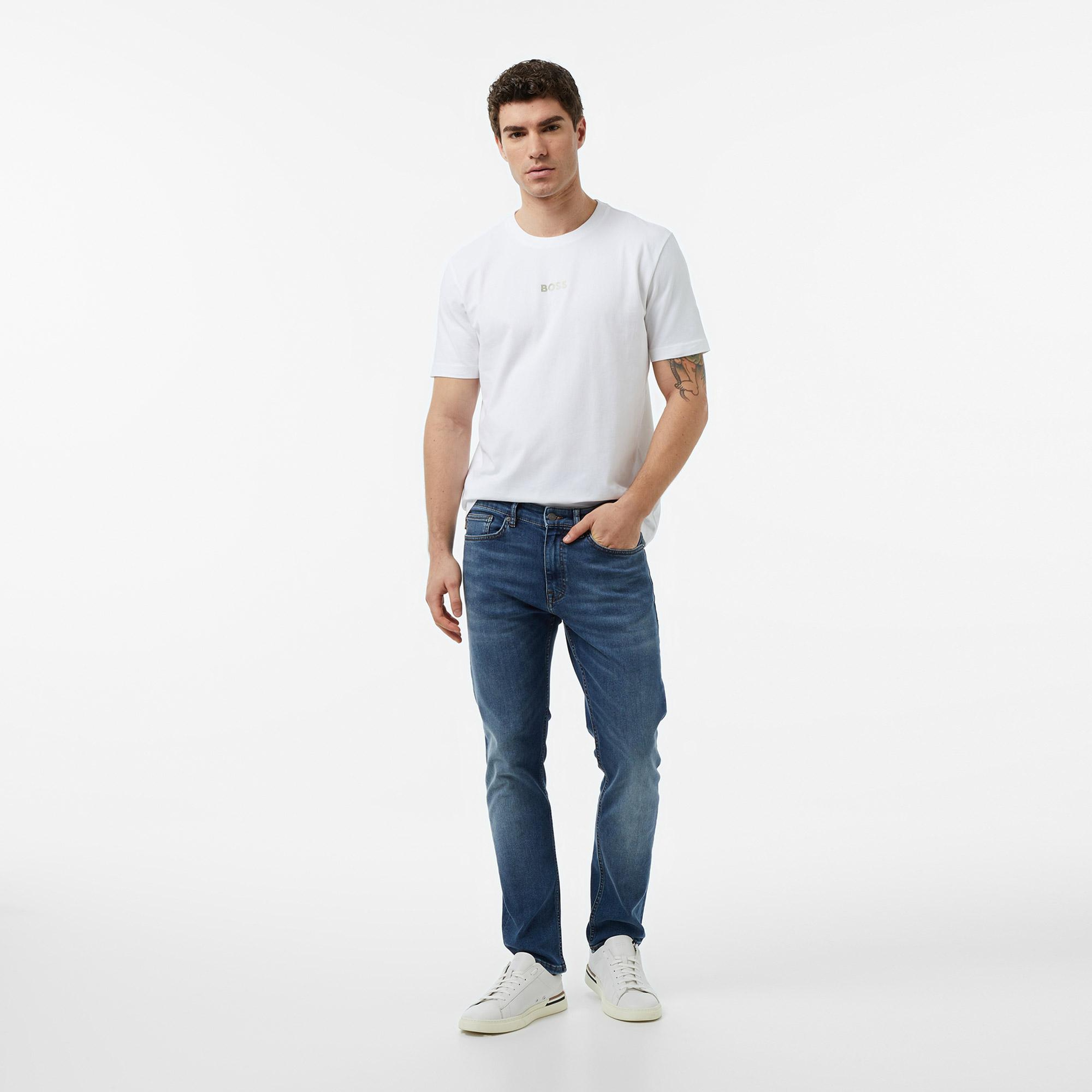 Boss Delaware Erkek Mavi Jean