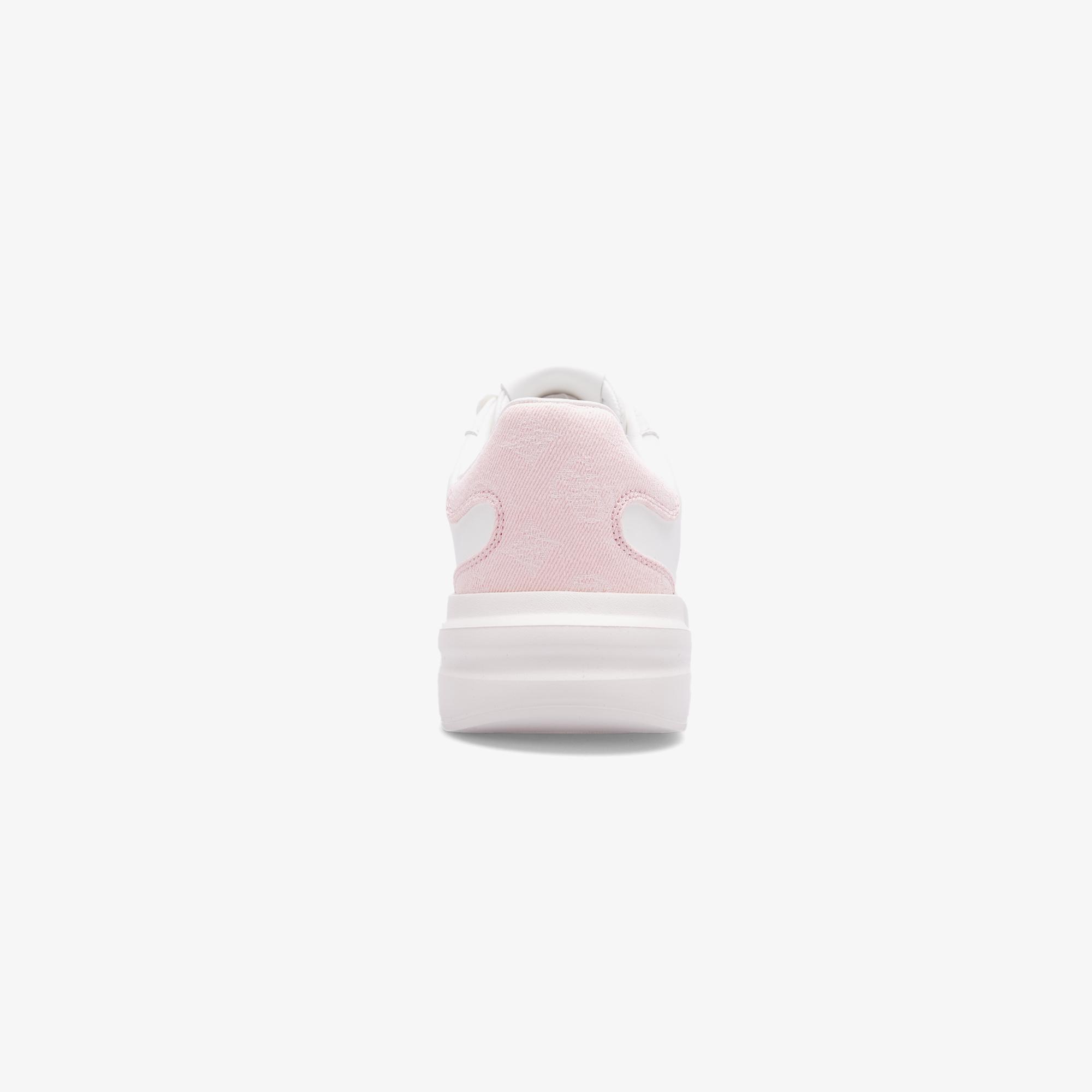 Guess Elbina Deri Kadın Pembe Sneaker