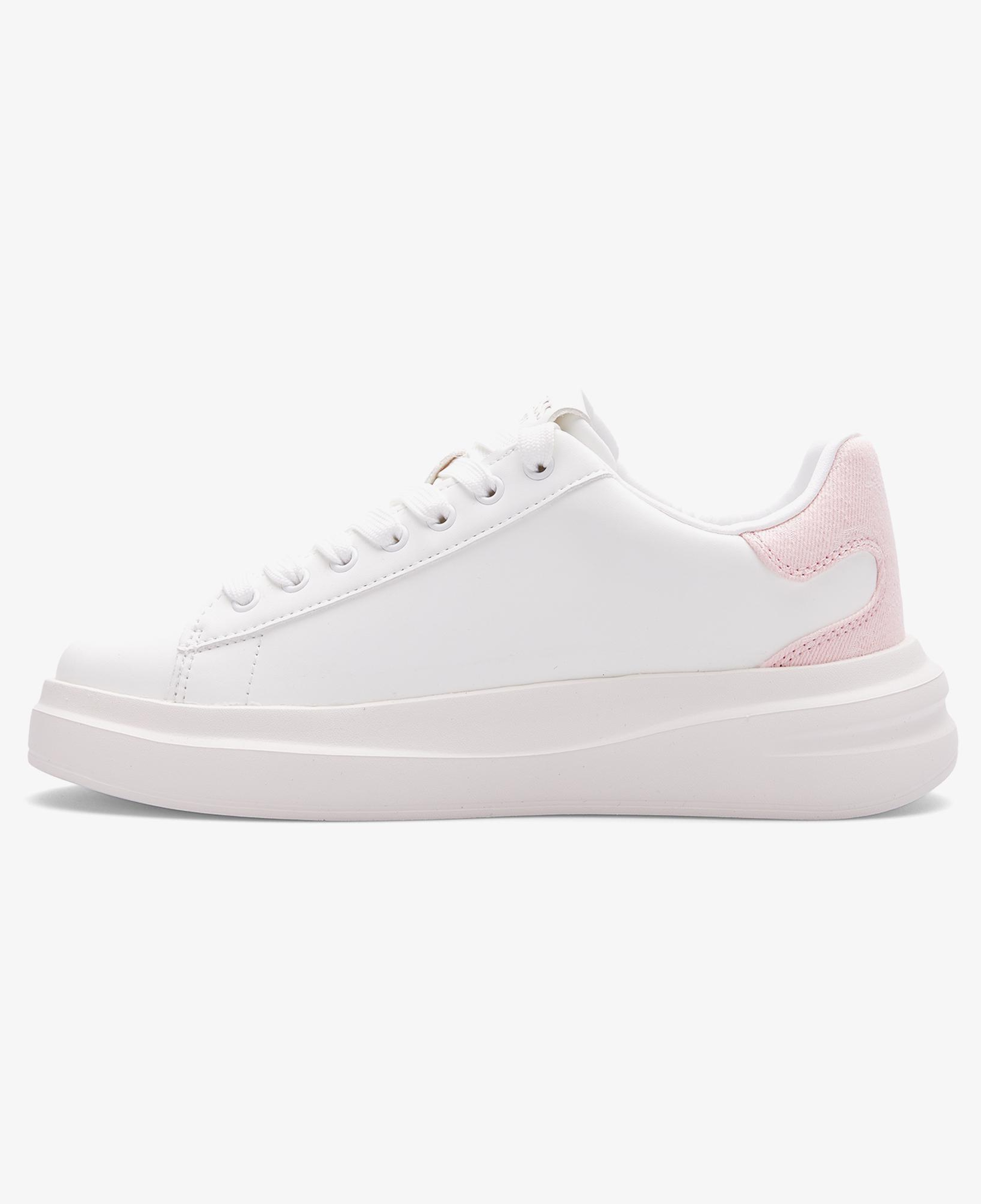 Guess Elbina Deri Kadın Pembe Sneaker