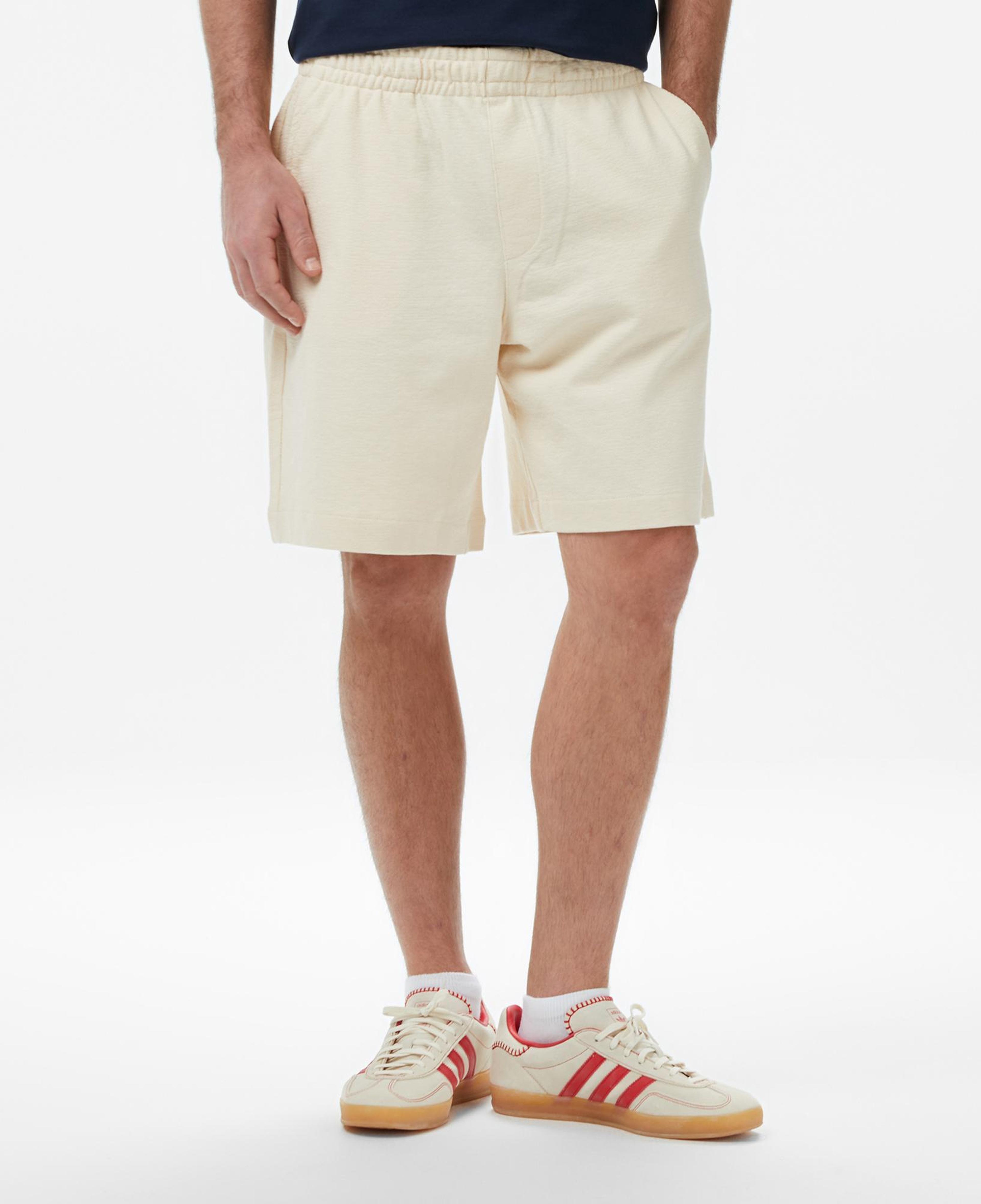 Guess Textured Regular Fit Erkek Beyaz Şort