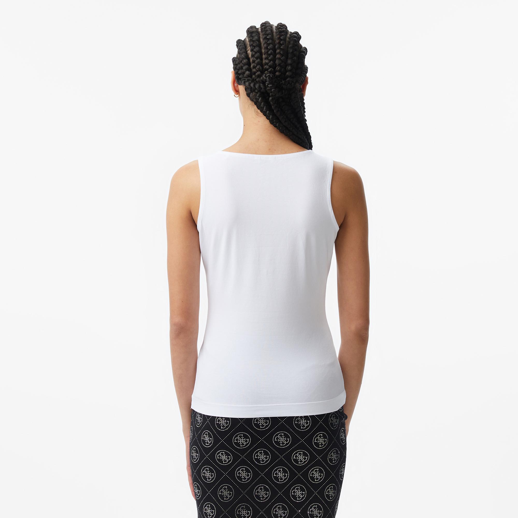 Guess Kadın Beyaz T-Shirt