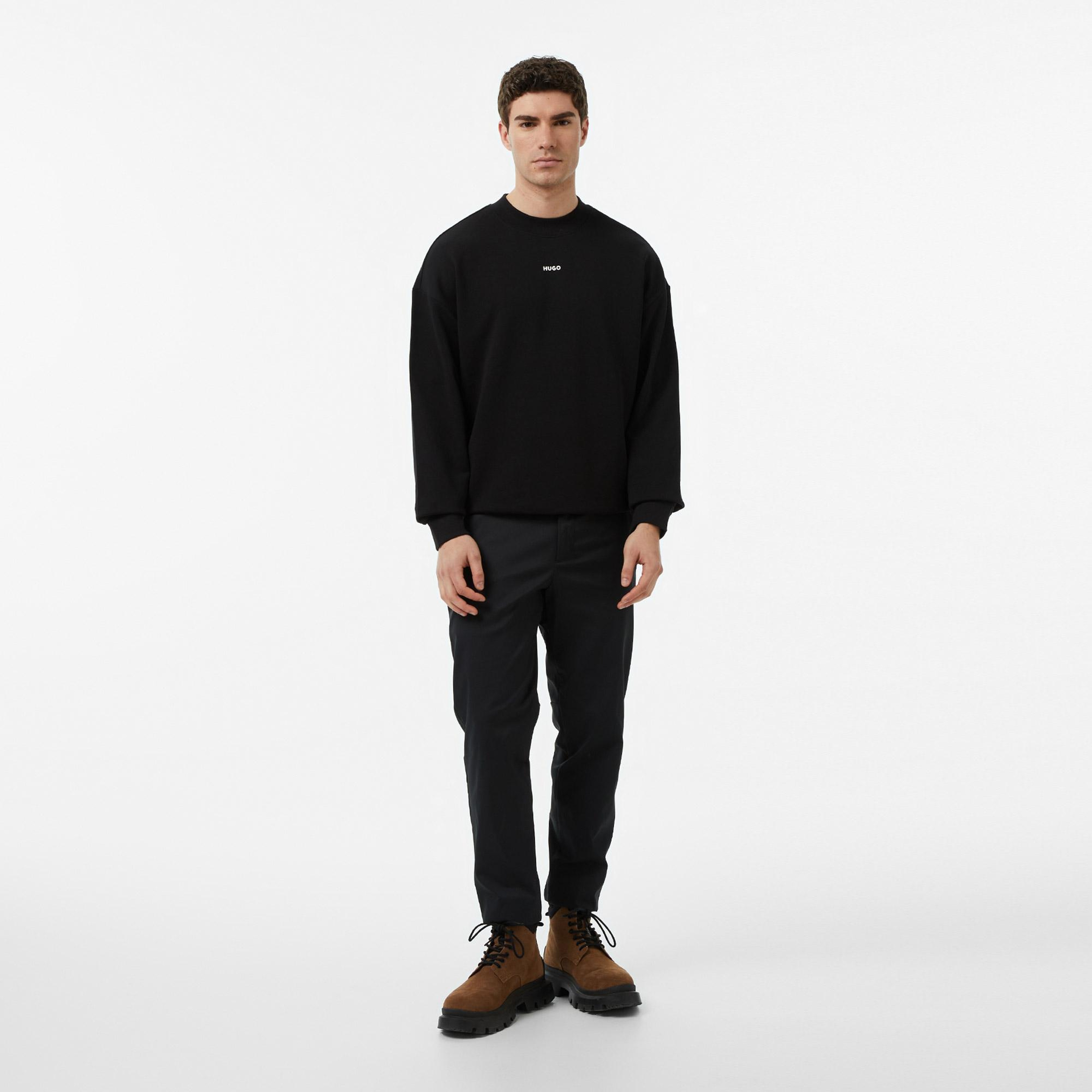 Hugo Dapocrew Erkek Siyah Sweatshirt