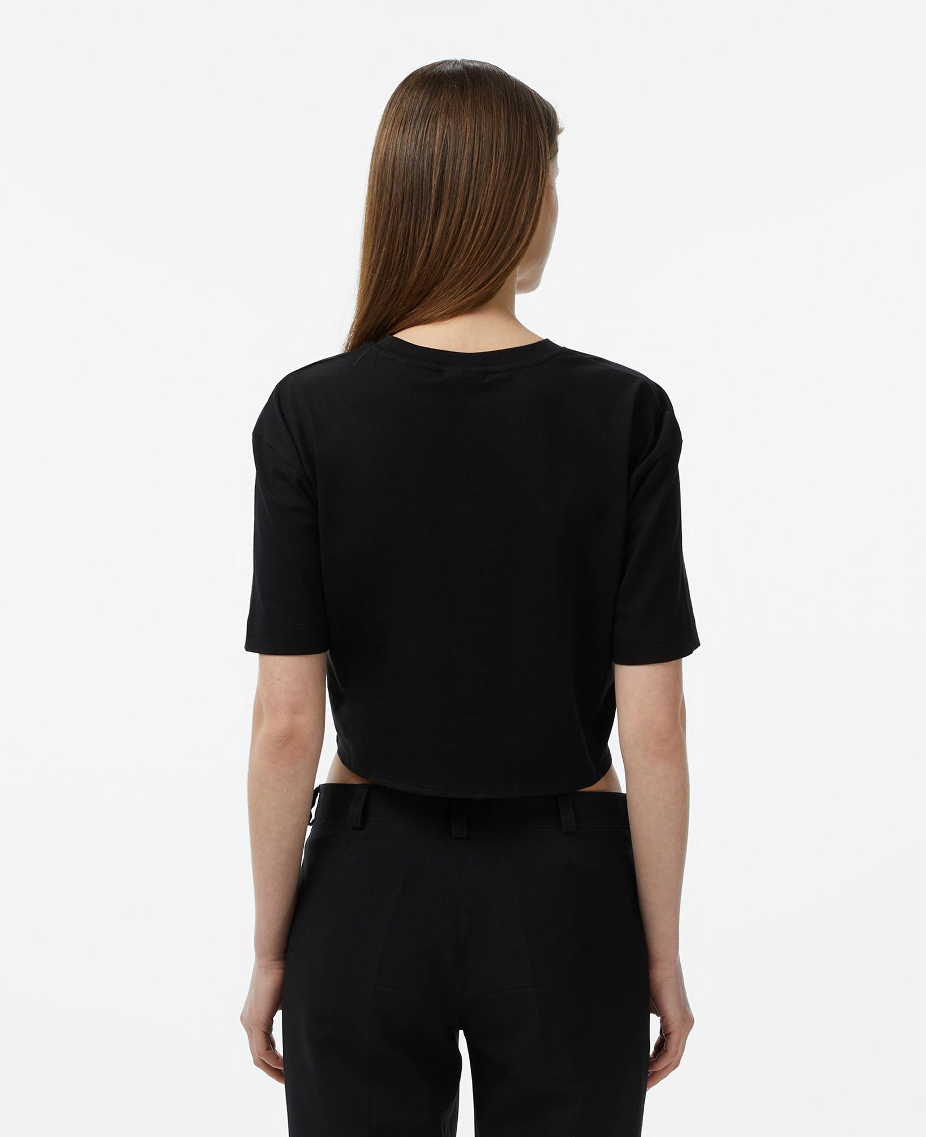 Guess Martina Aktif Boxy Fit Kadın Siyah T-Shirt