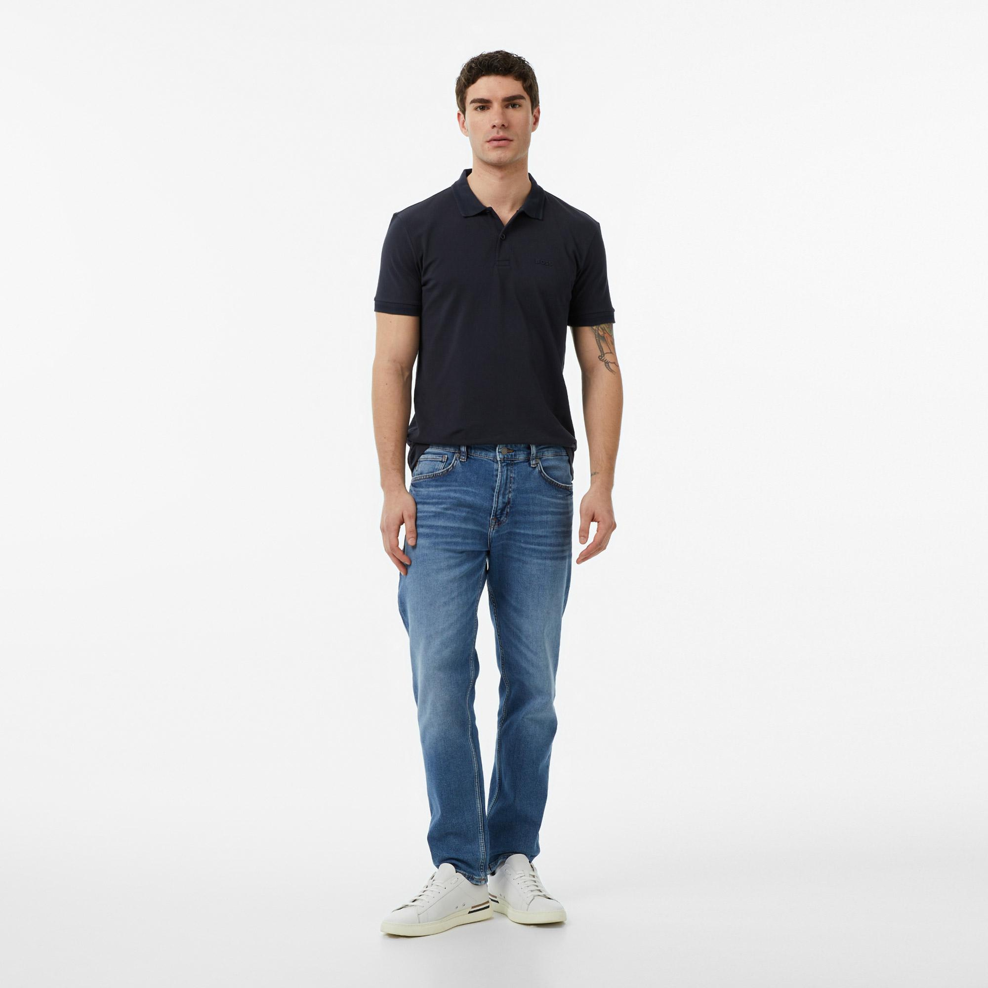 Boss Pio Erkek Lacivert Polo