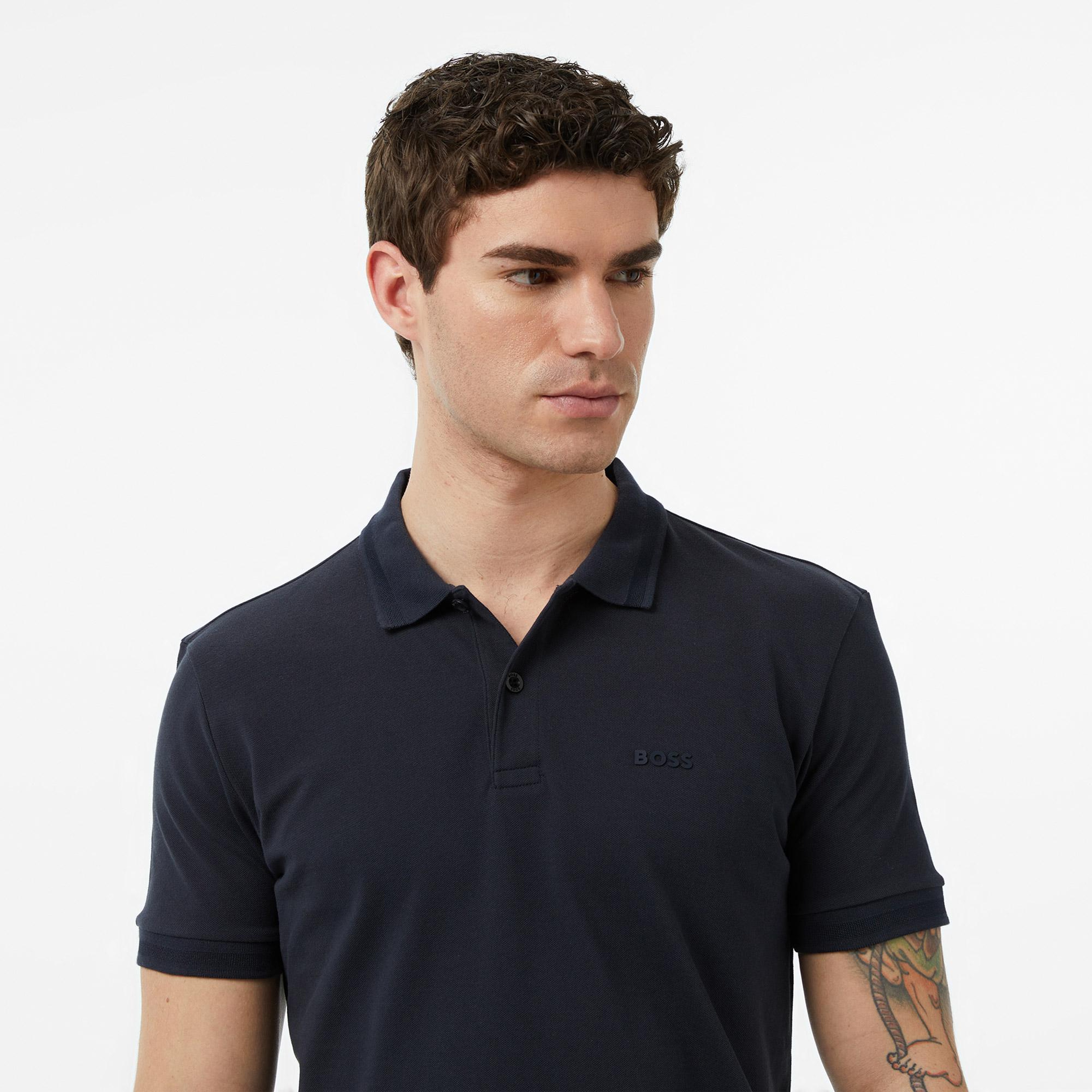 Boss Pio Erkek Lacivert Polo