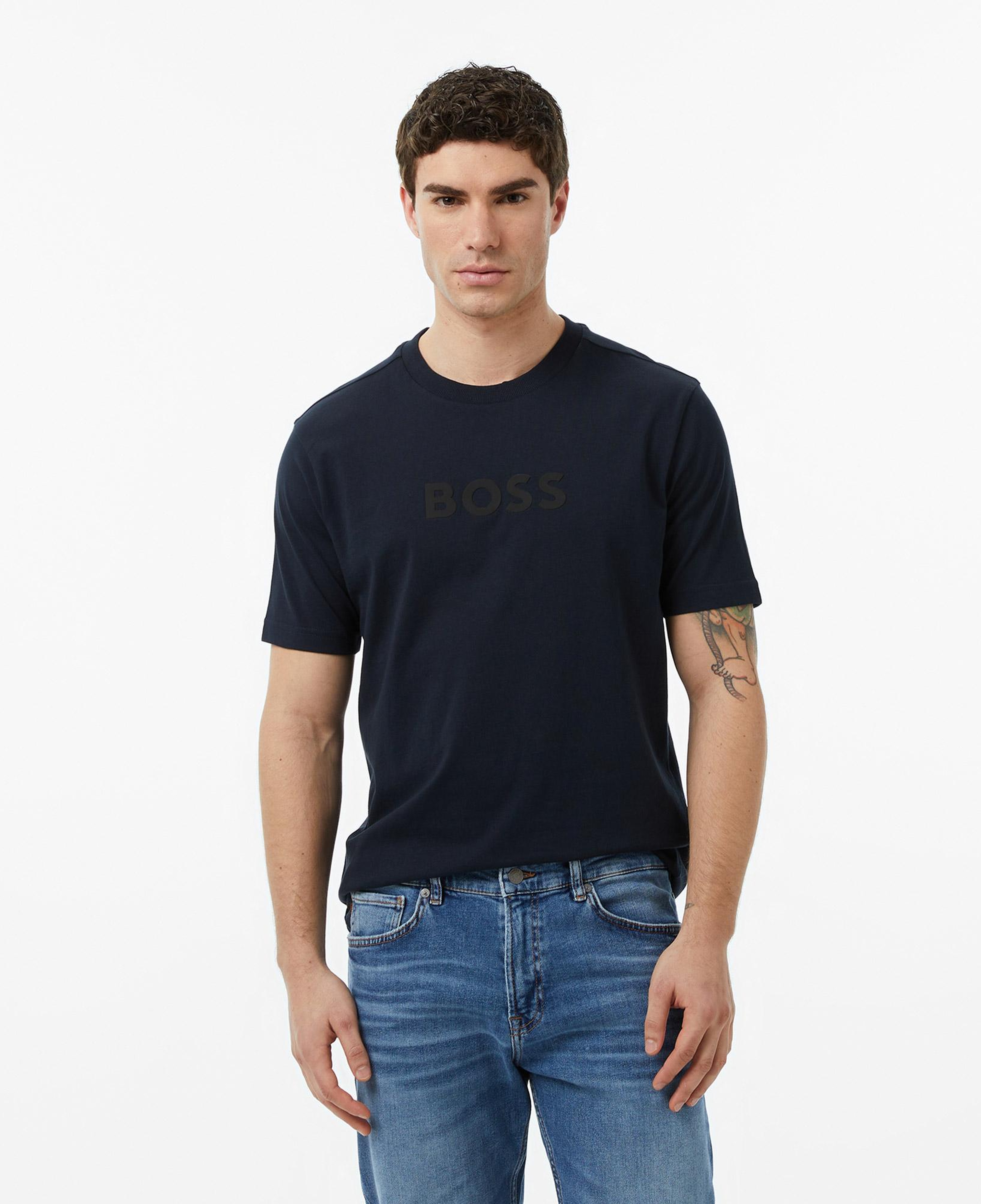 Boss TS Logo Erkek Lacivert T-Shirt
