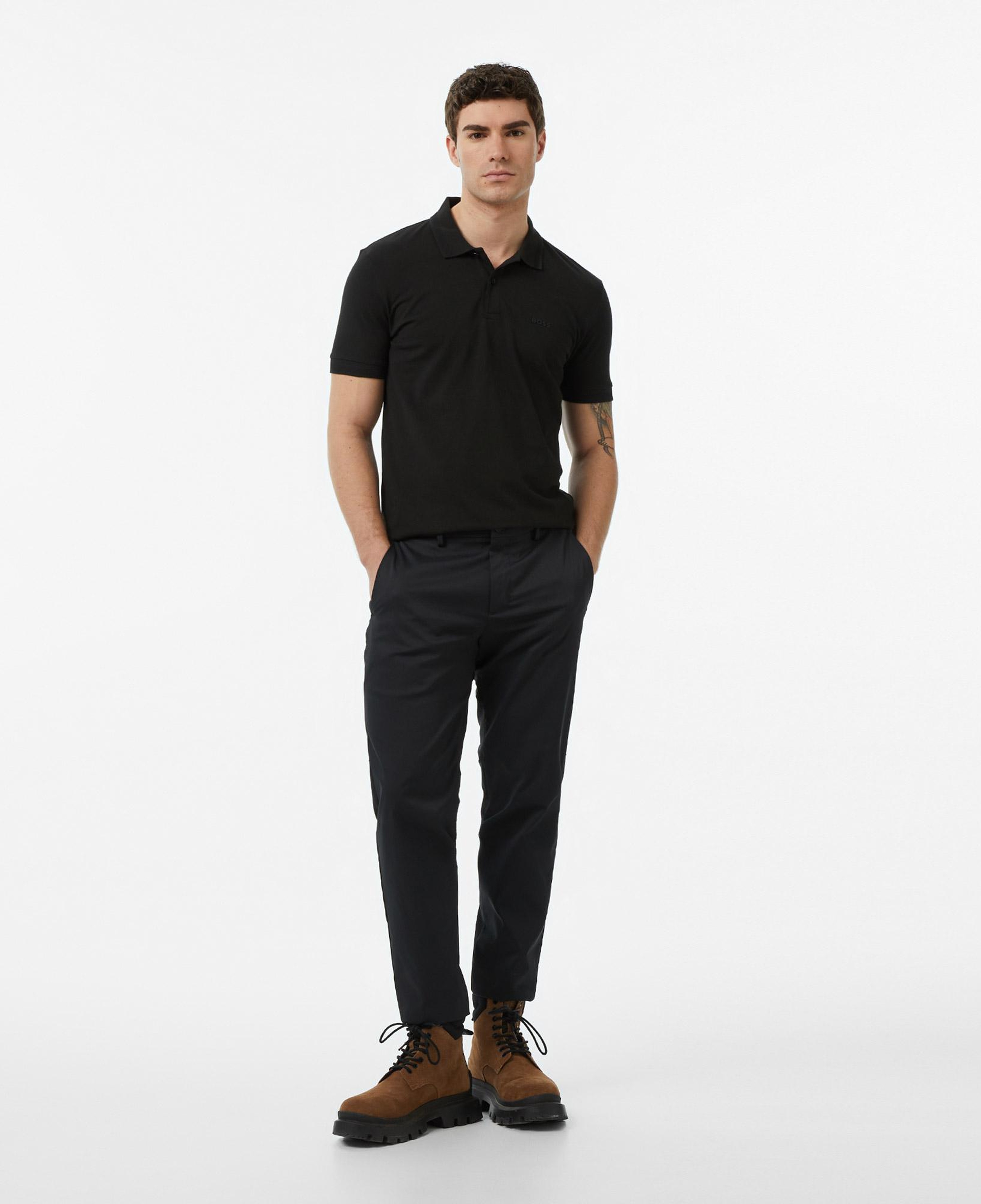 Boss Pio Erkek Siyah Polo