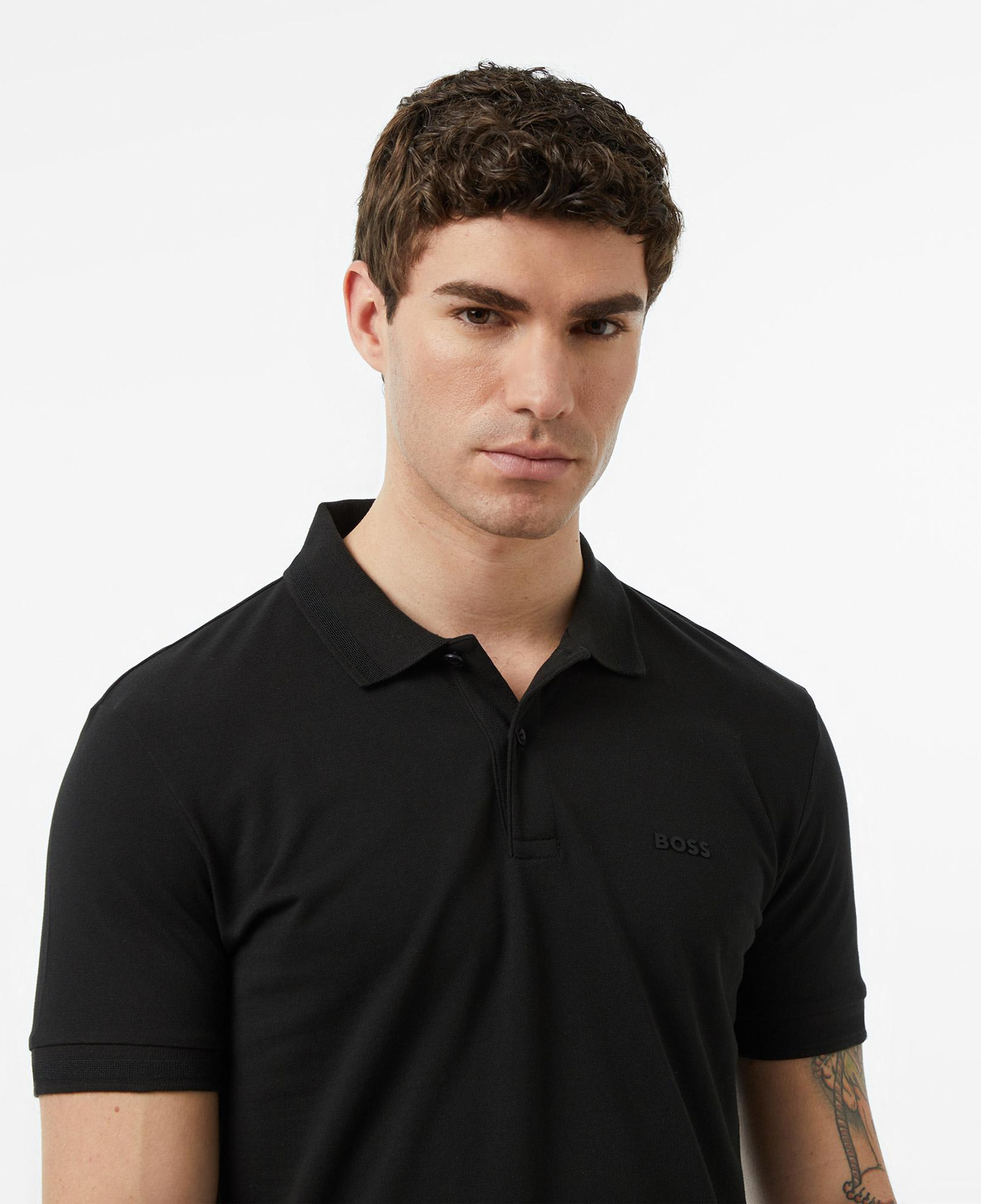 Boss Pio Erkek Siyah Polo