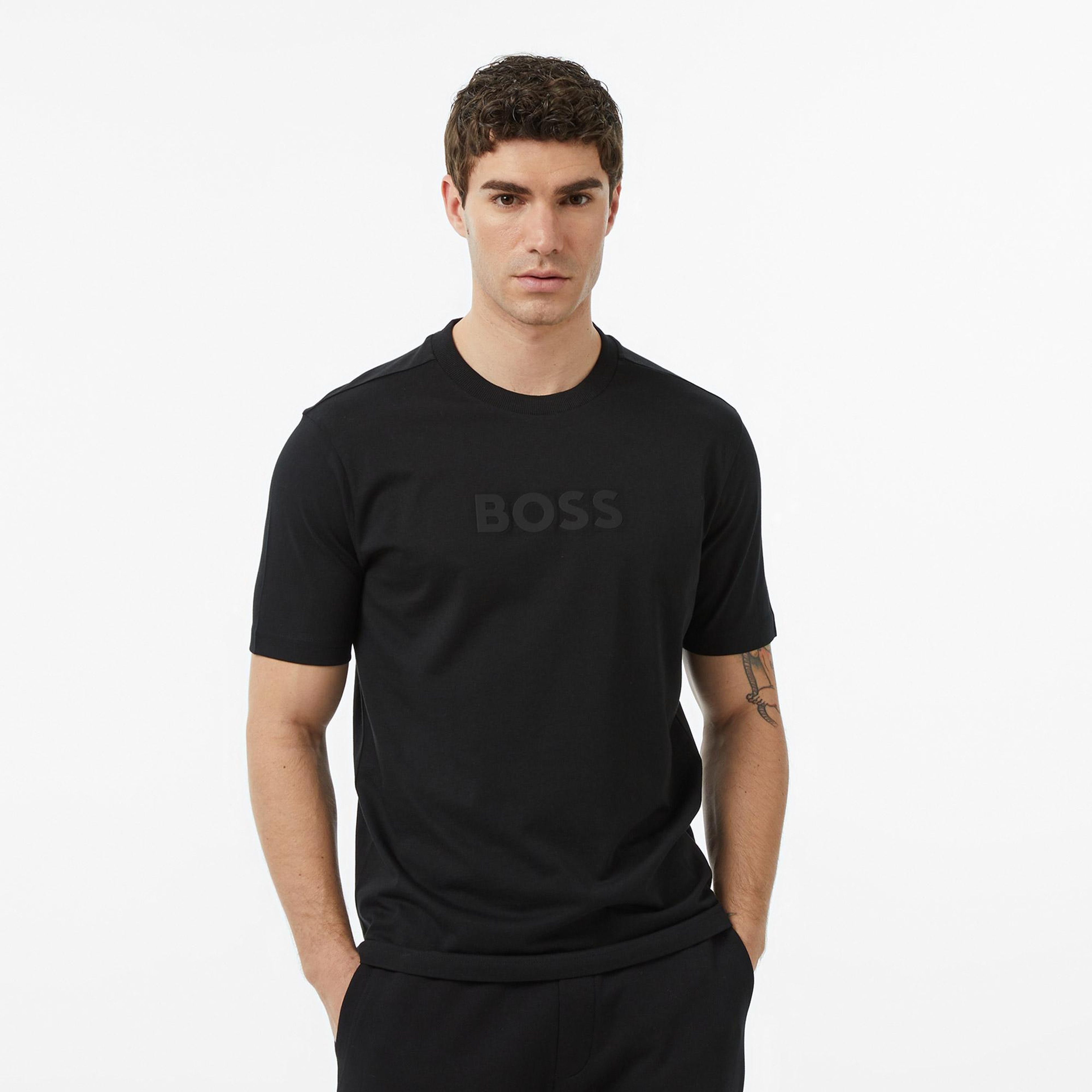 Boss TS Logo Erkek Siyah T-Shirt