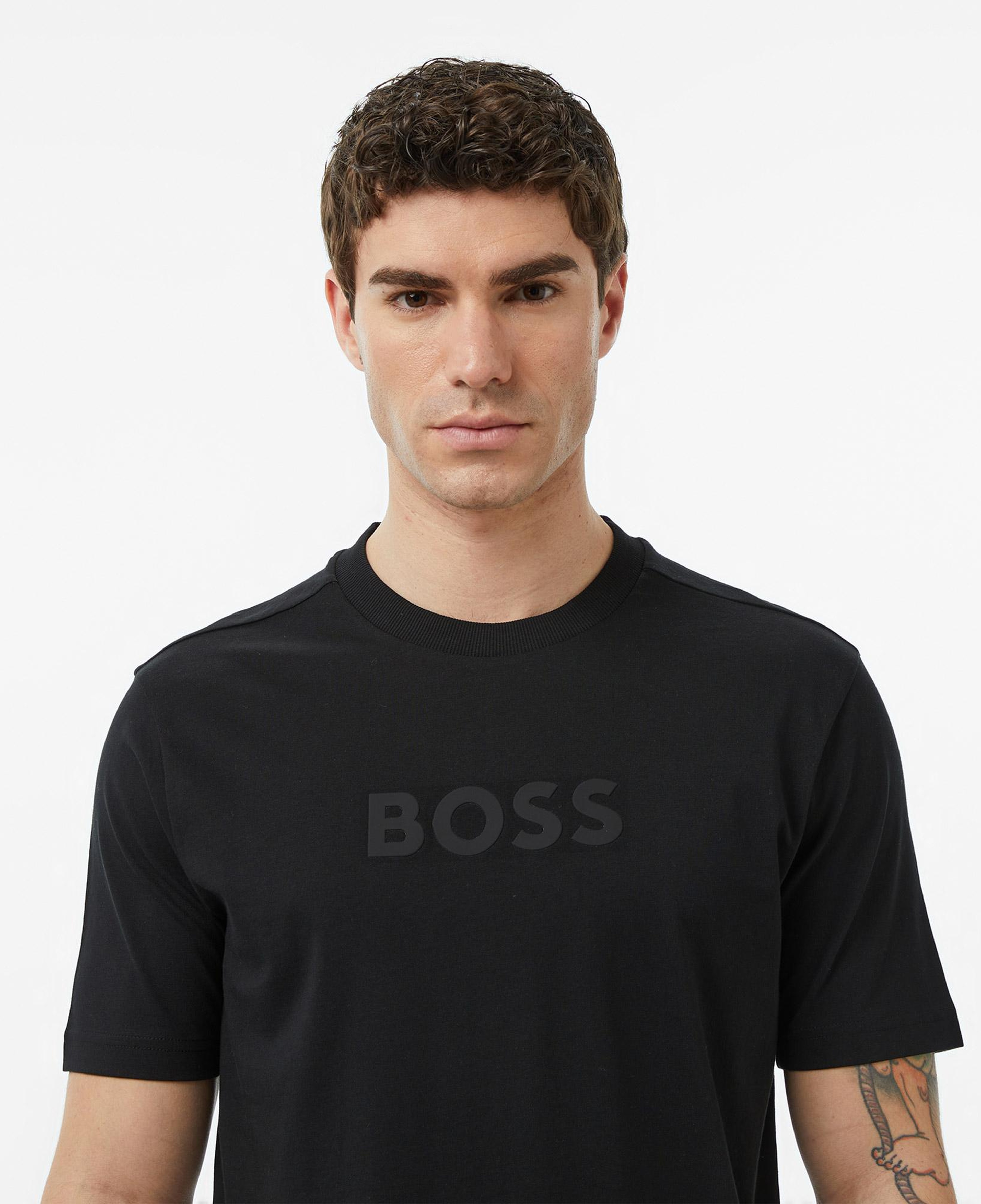 Boss TS Logo Erkek Siyah T-Shirt