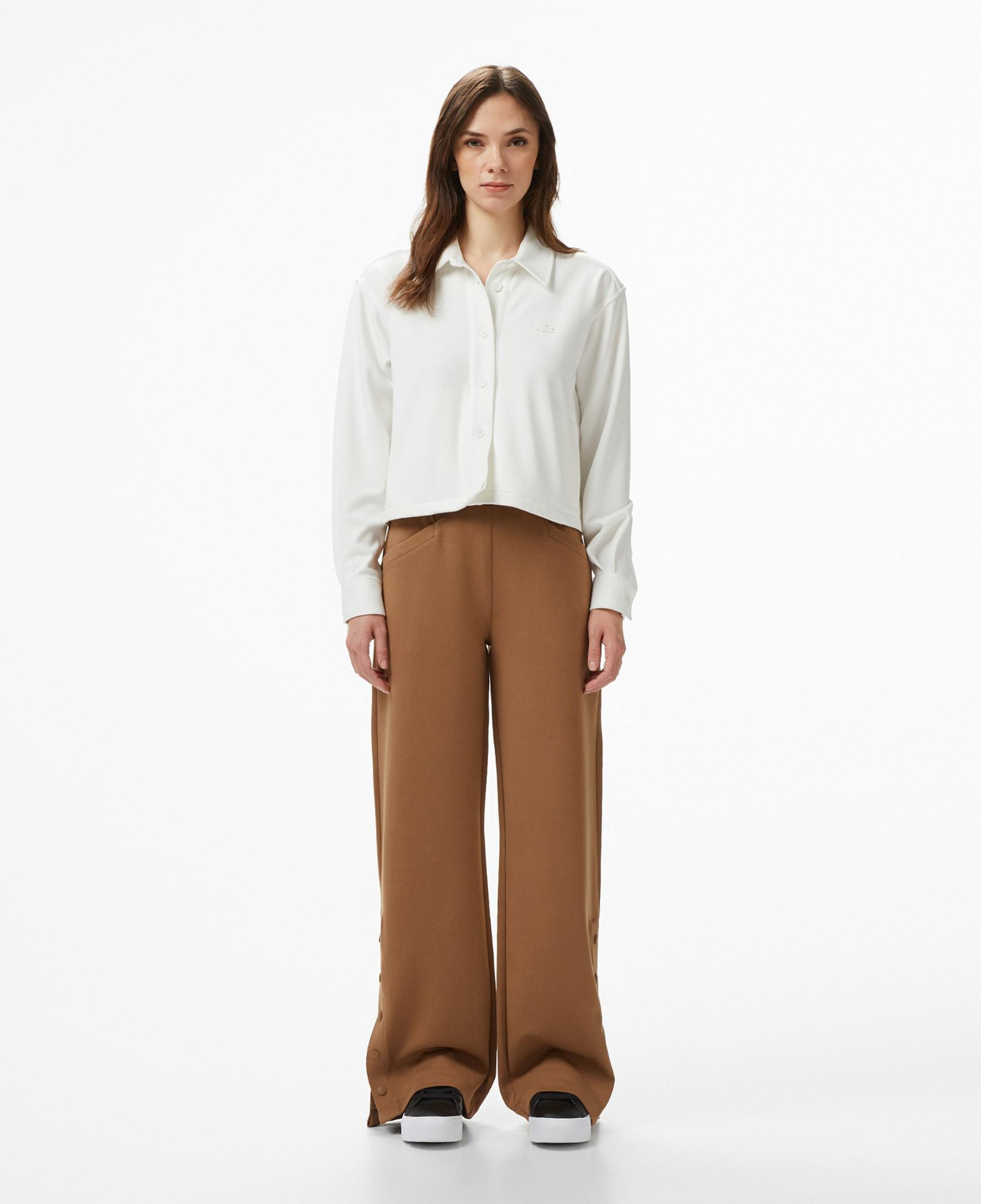 Lacoste Kadın Straight Fit Açık Kahverengi Eşofman Altı