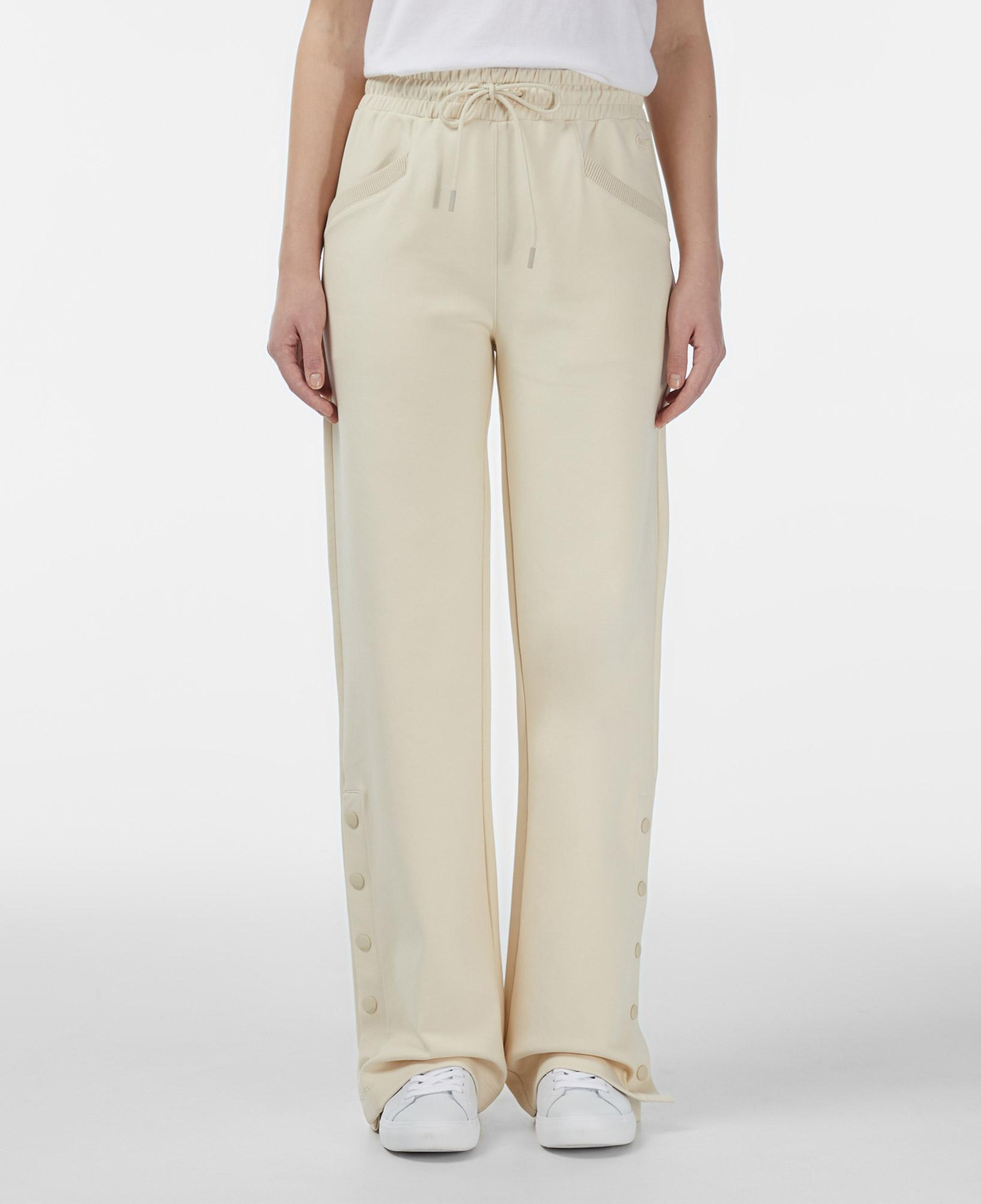 Lacoste Kadın Straight Fit Krem Eşofman Altı