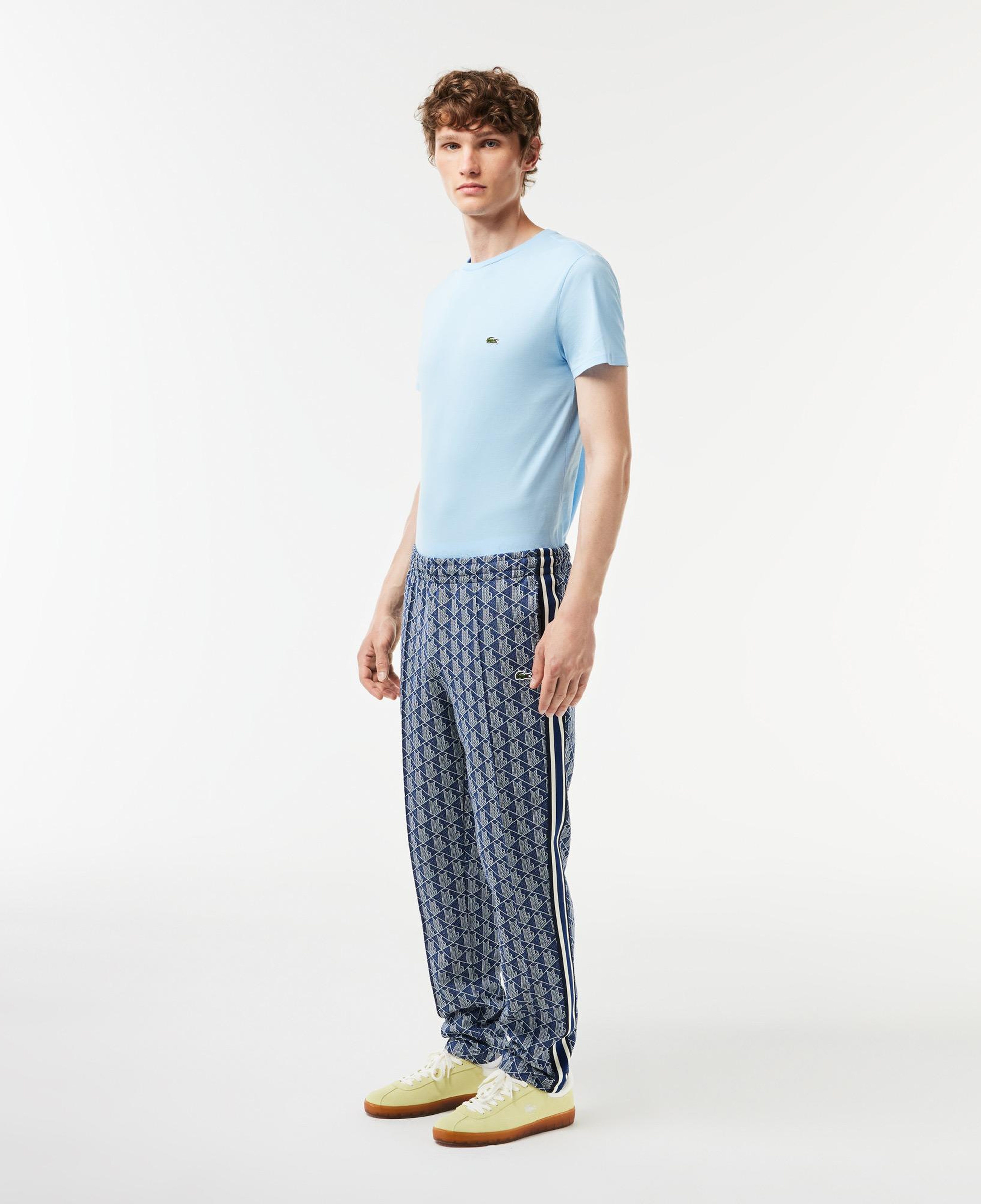 Lacoste Paris Erkek Regular Fit Monogram Lacivert Eşofman Altı