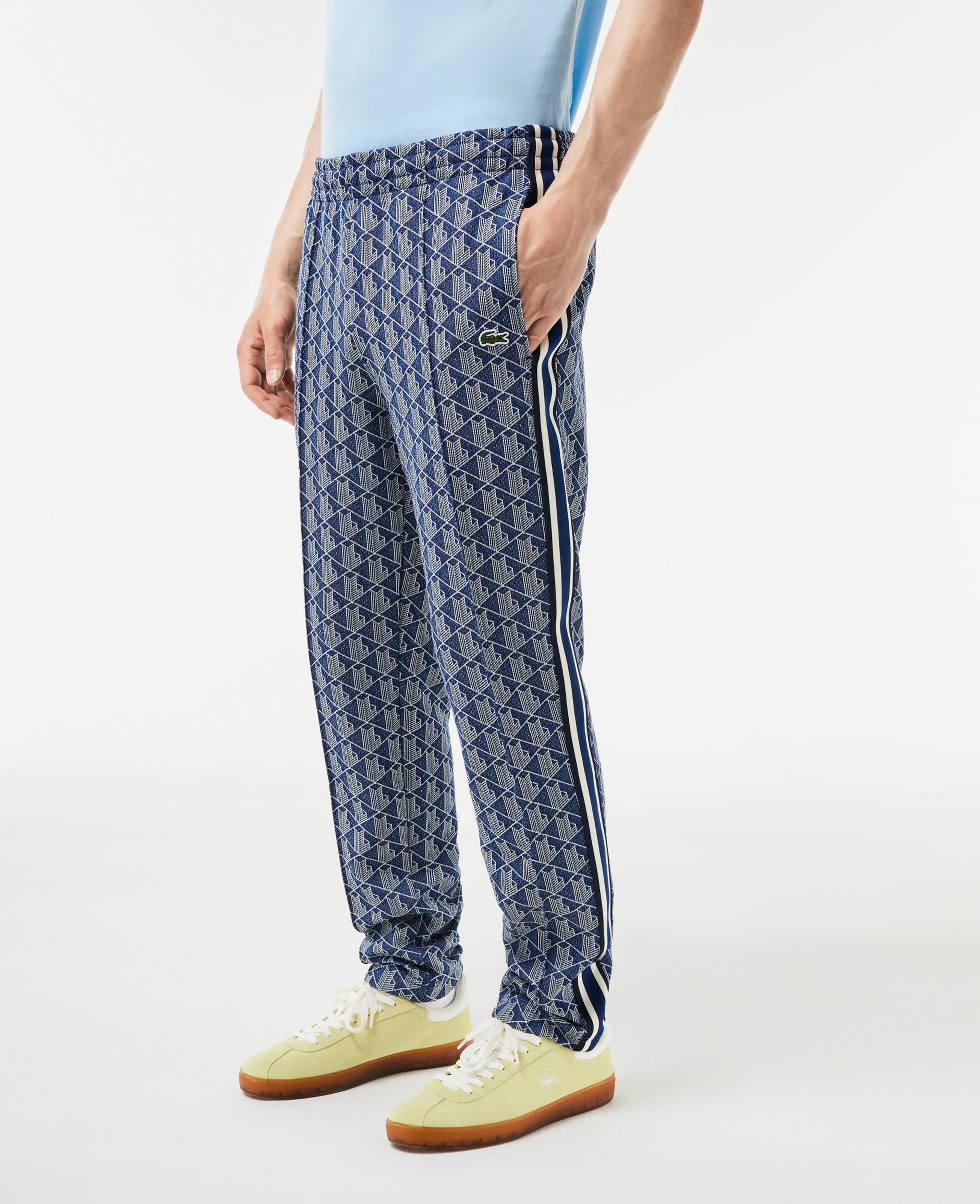 Lacoste Paris Erkek Regular Fit Monogram Lacivert Eşofman Altı