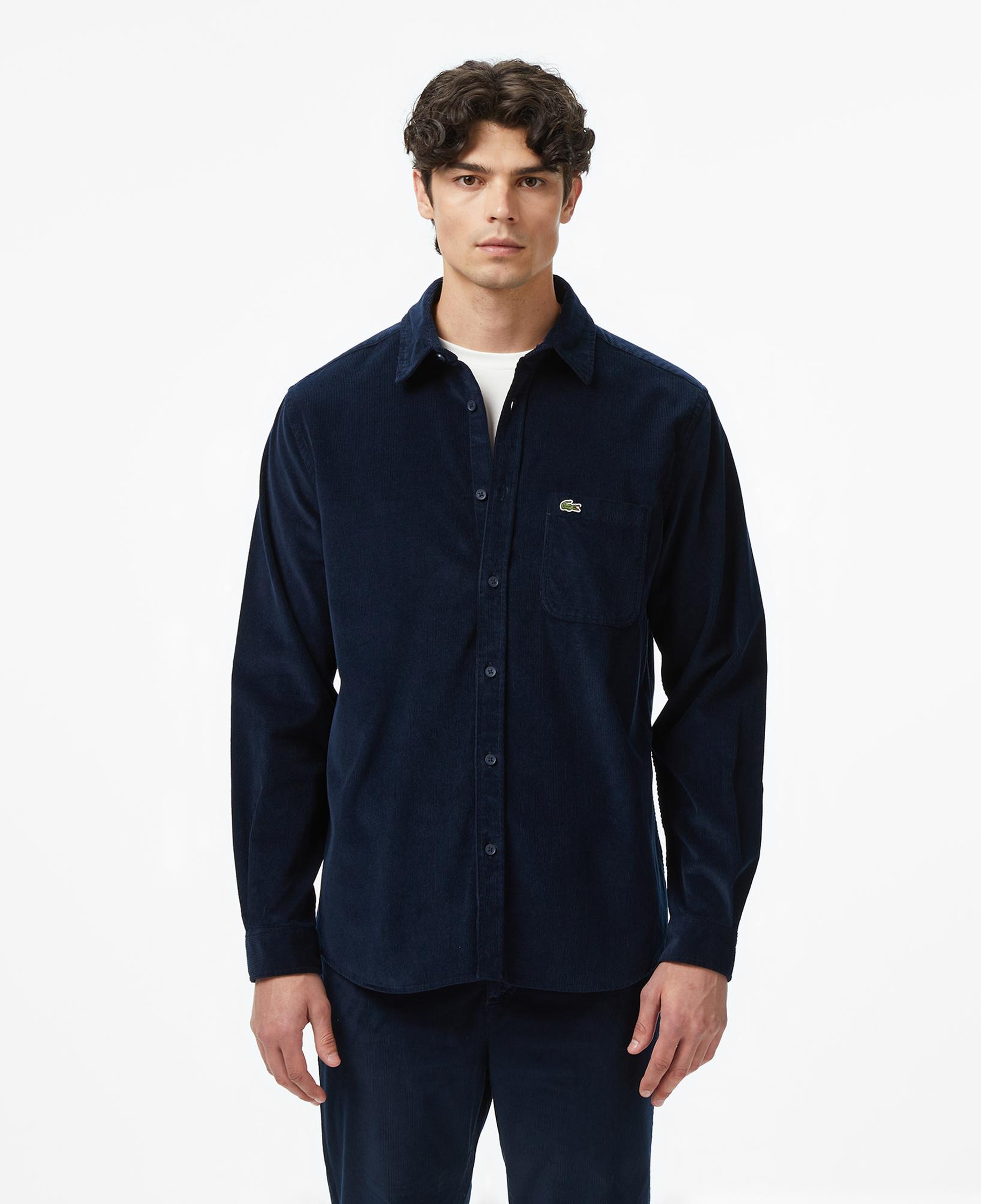 Lacoste Erkek Regular Fit Lacivert Gömlek