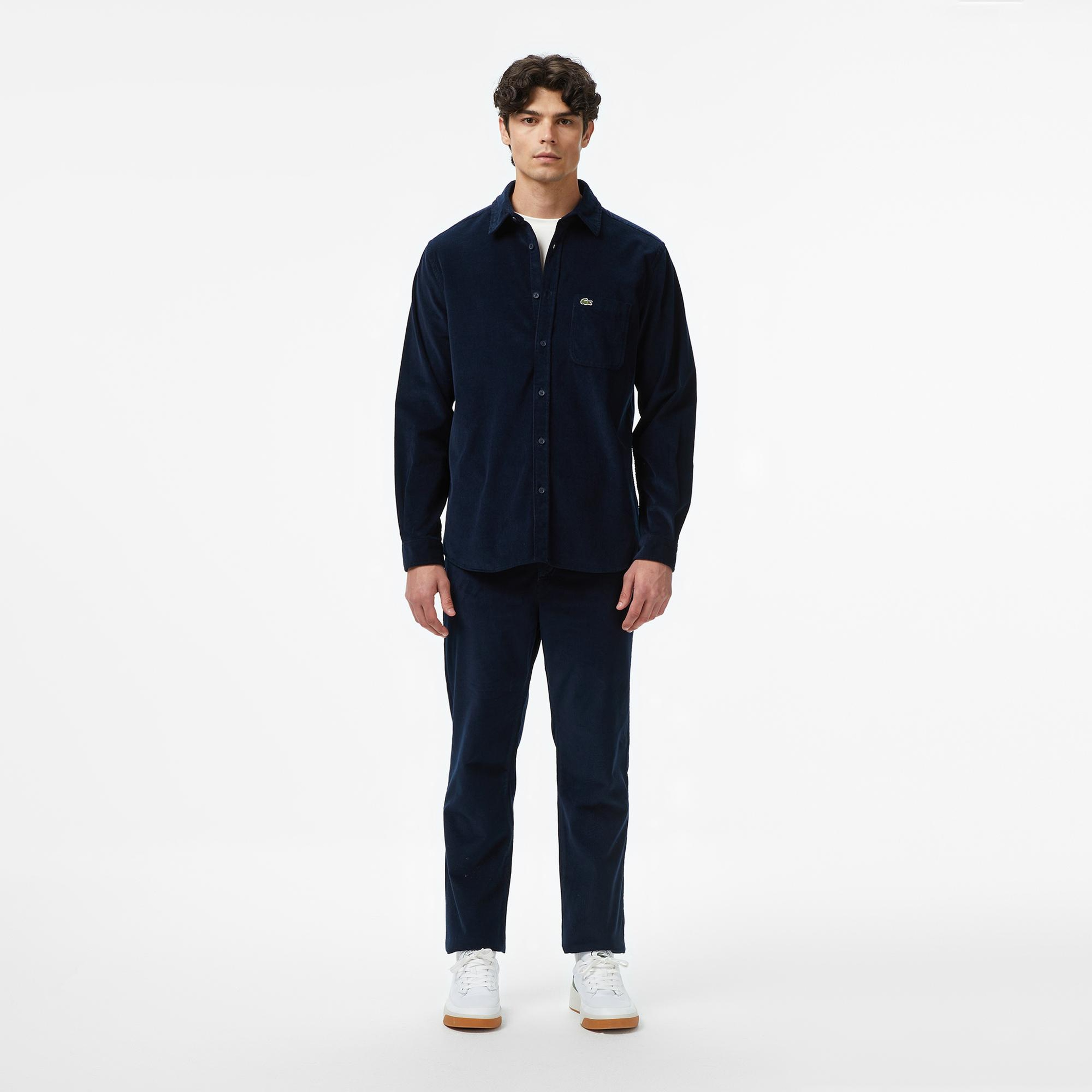 Lacoste Erkek Regular Fit Lacivert Gömlek