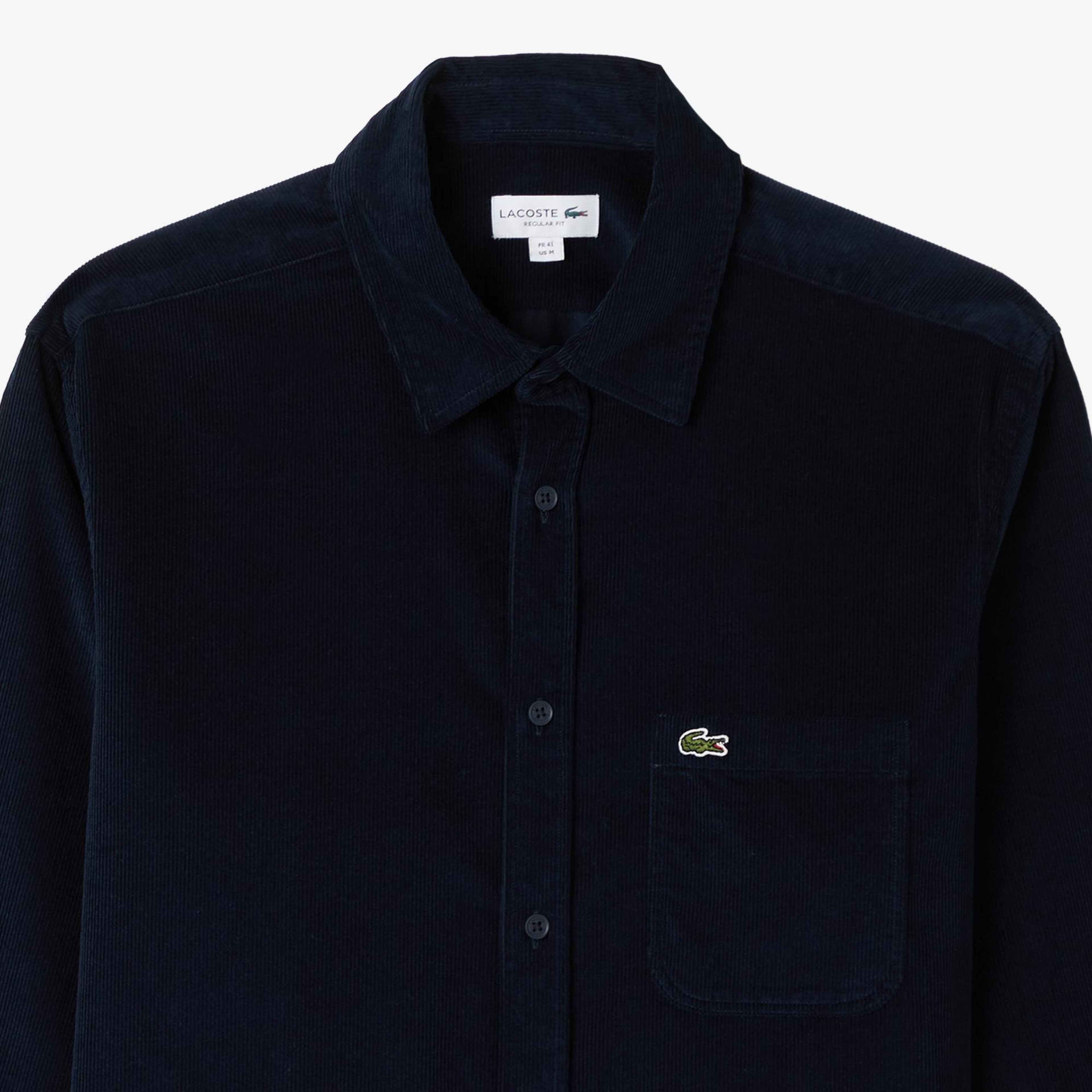 Lacoste Erkek Regular Fit Lacivert Gömlek