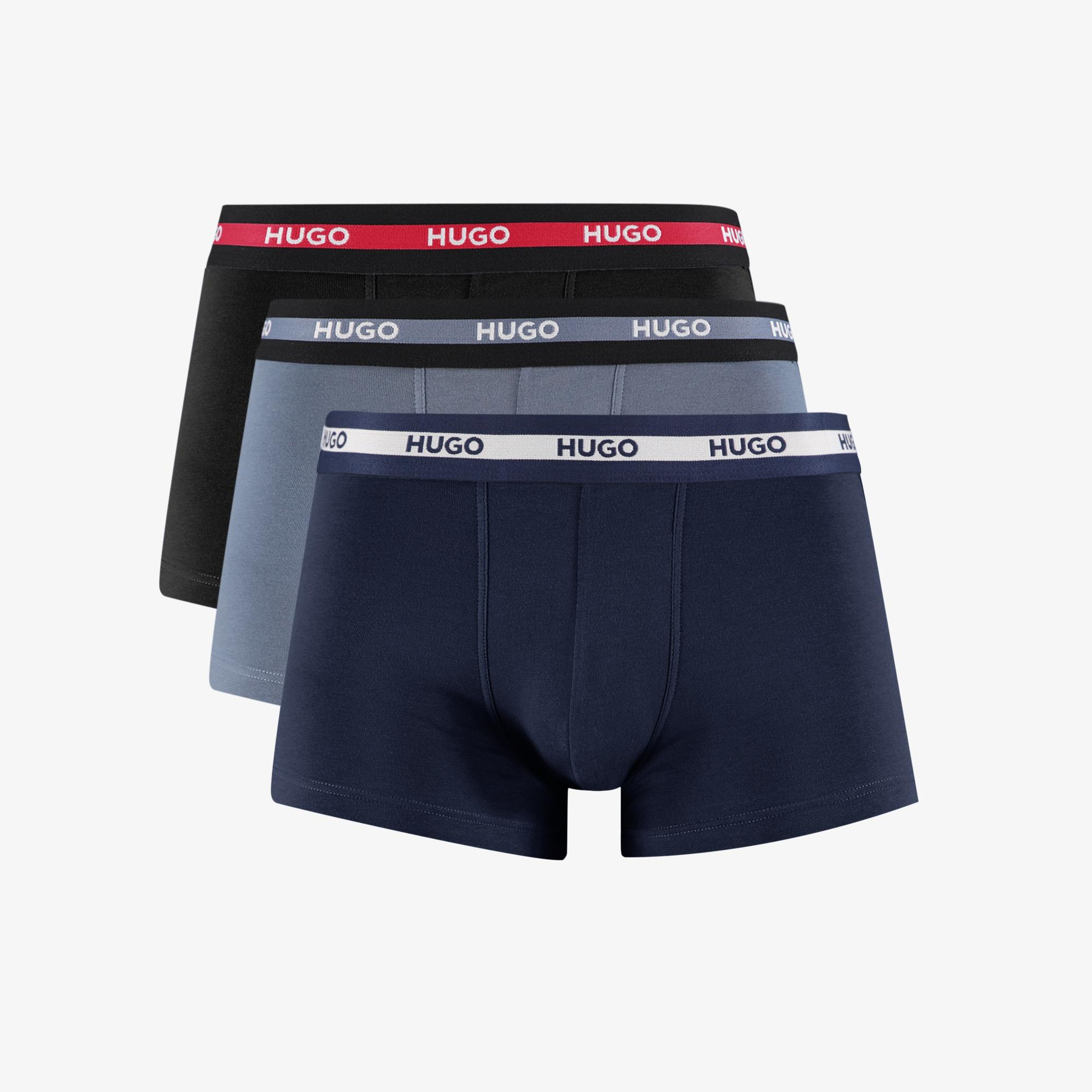 Hugo Trunk Triplet Planet Erkek Renkli Boxer